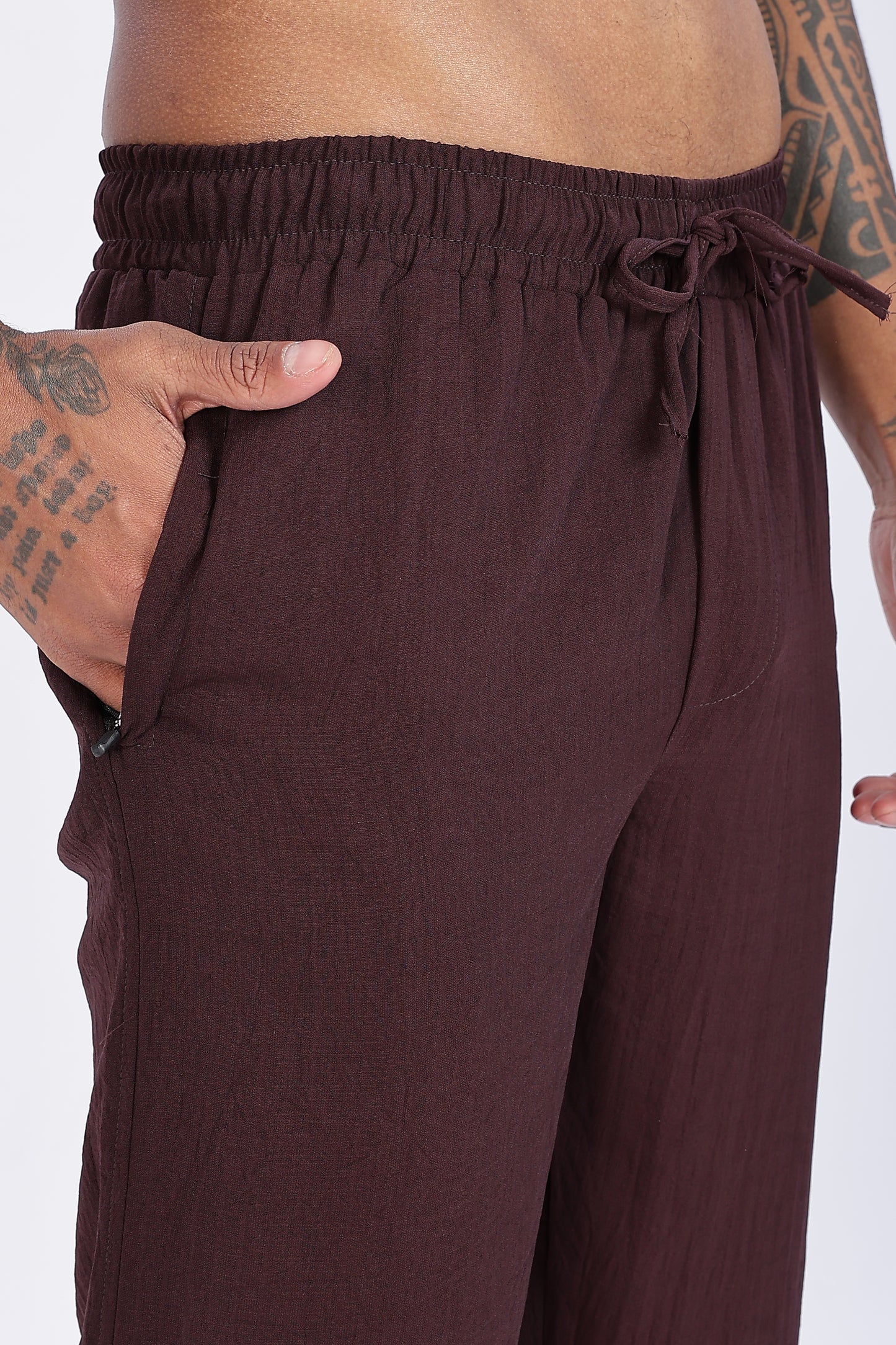 Oxblood Luxe Co-Ord Set