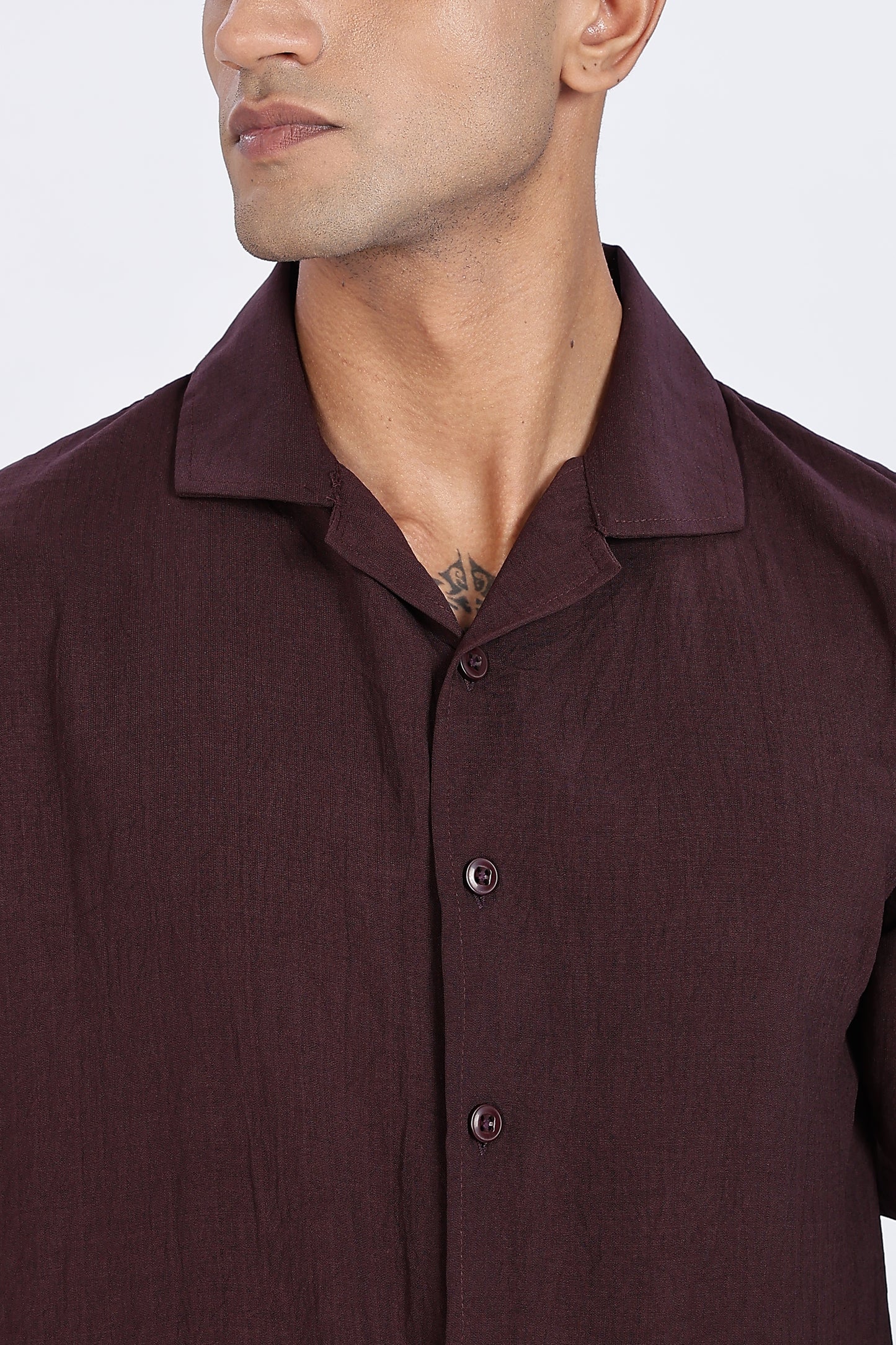 Oxblood Luxe Co-Ord Set