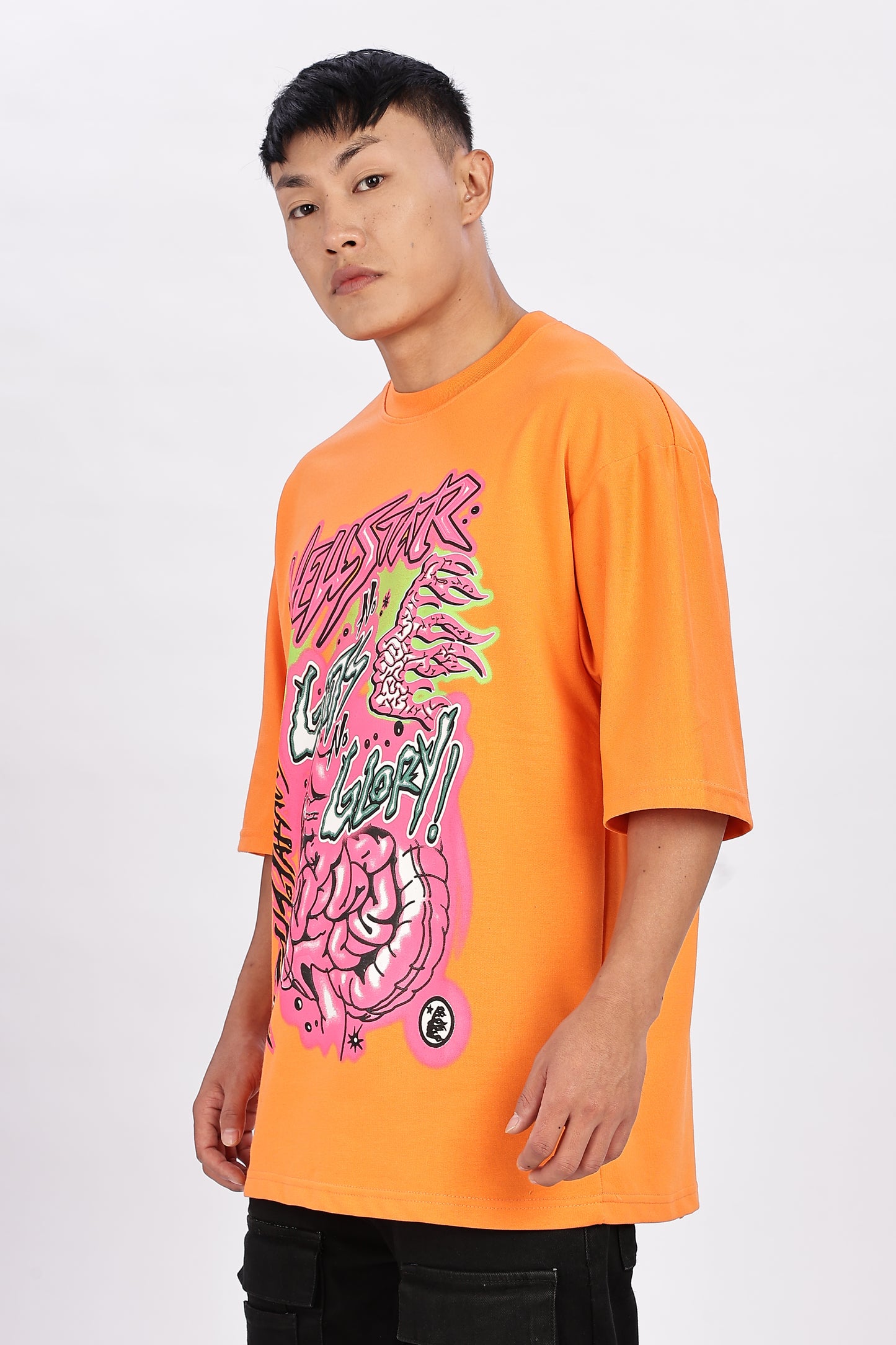Orange Graphic Tee