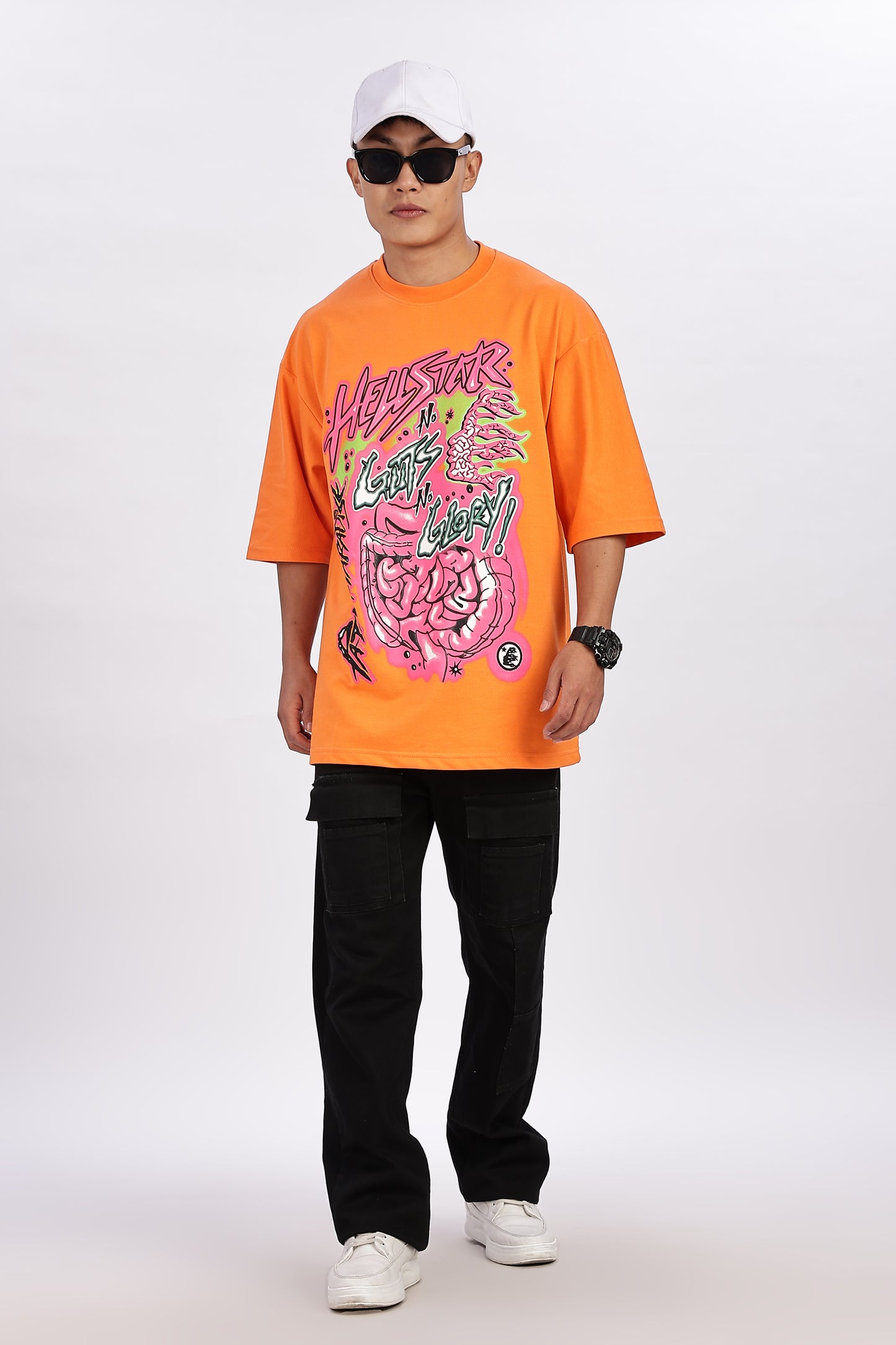 Orange Graphic Tee