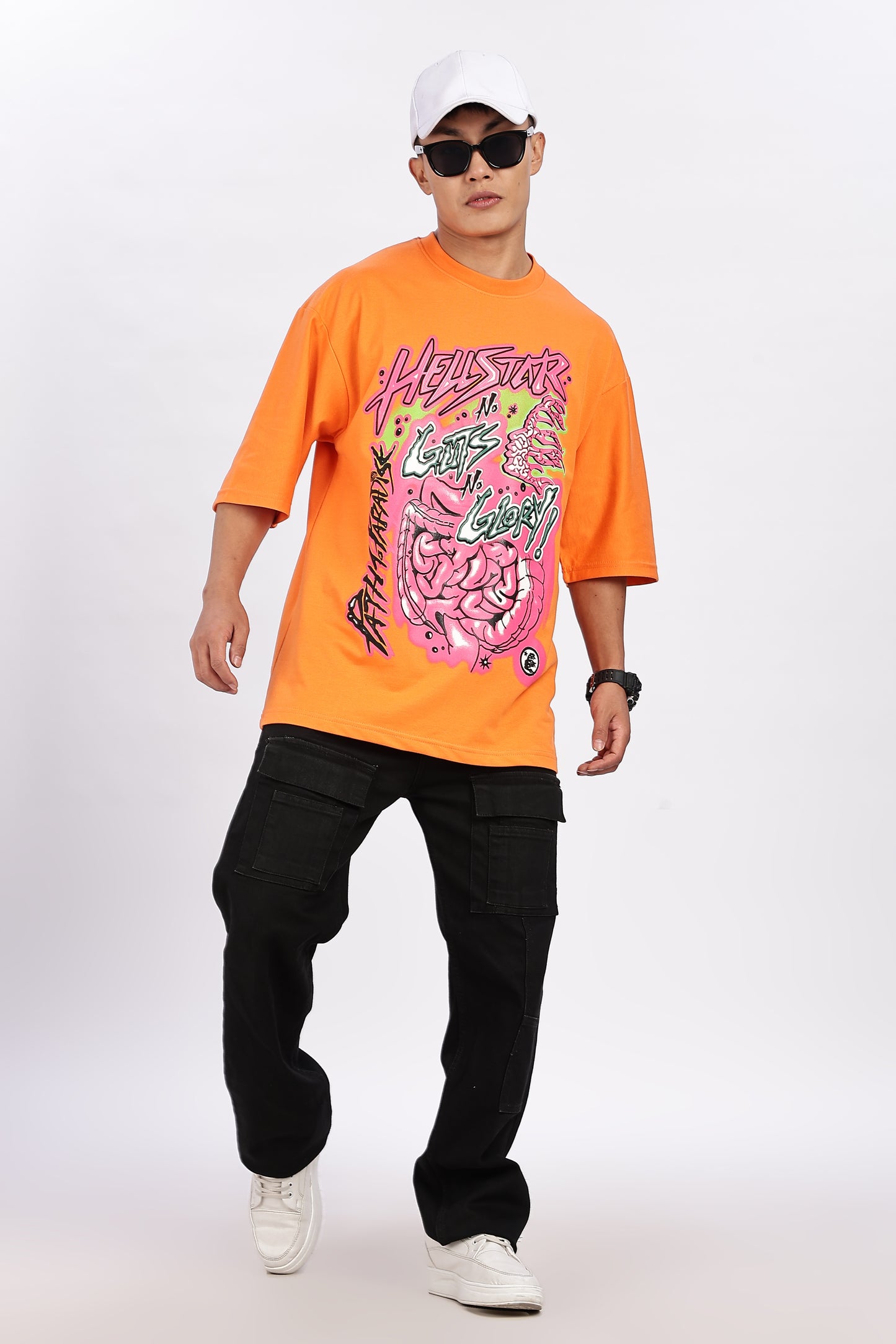 Orange Graphic Tee