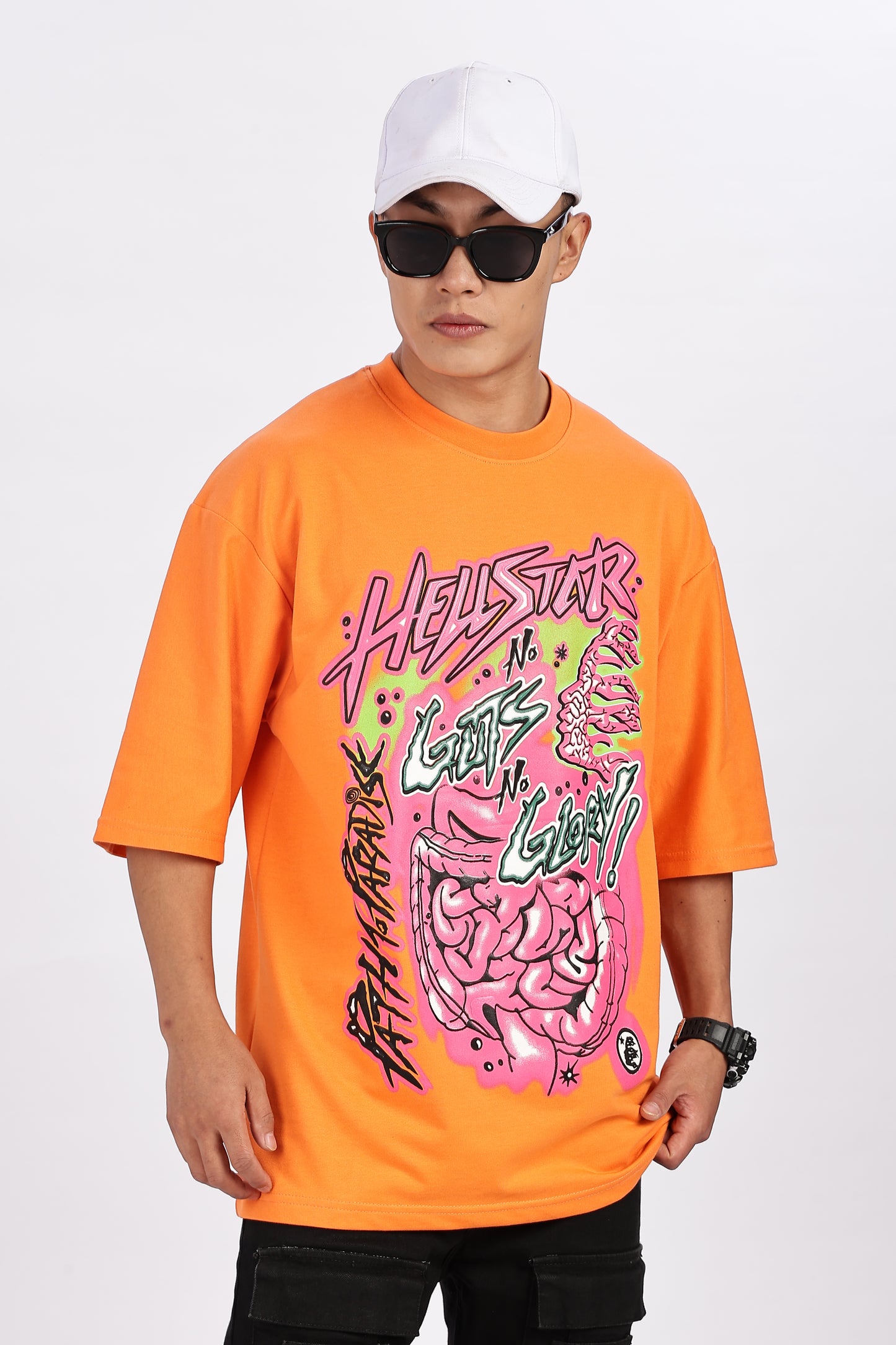 Orange Graphic Tee