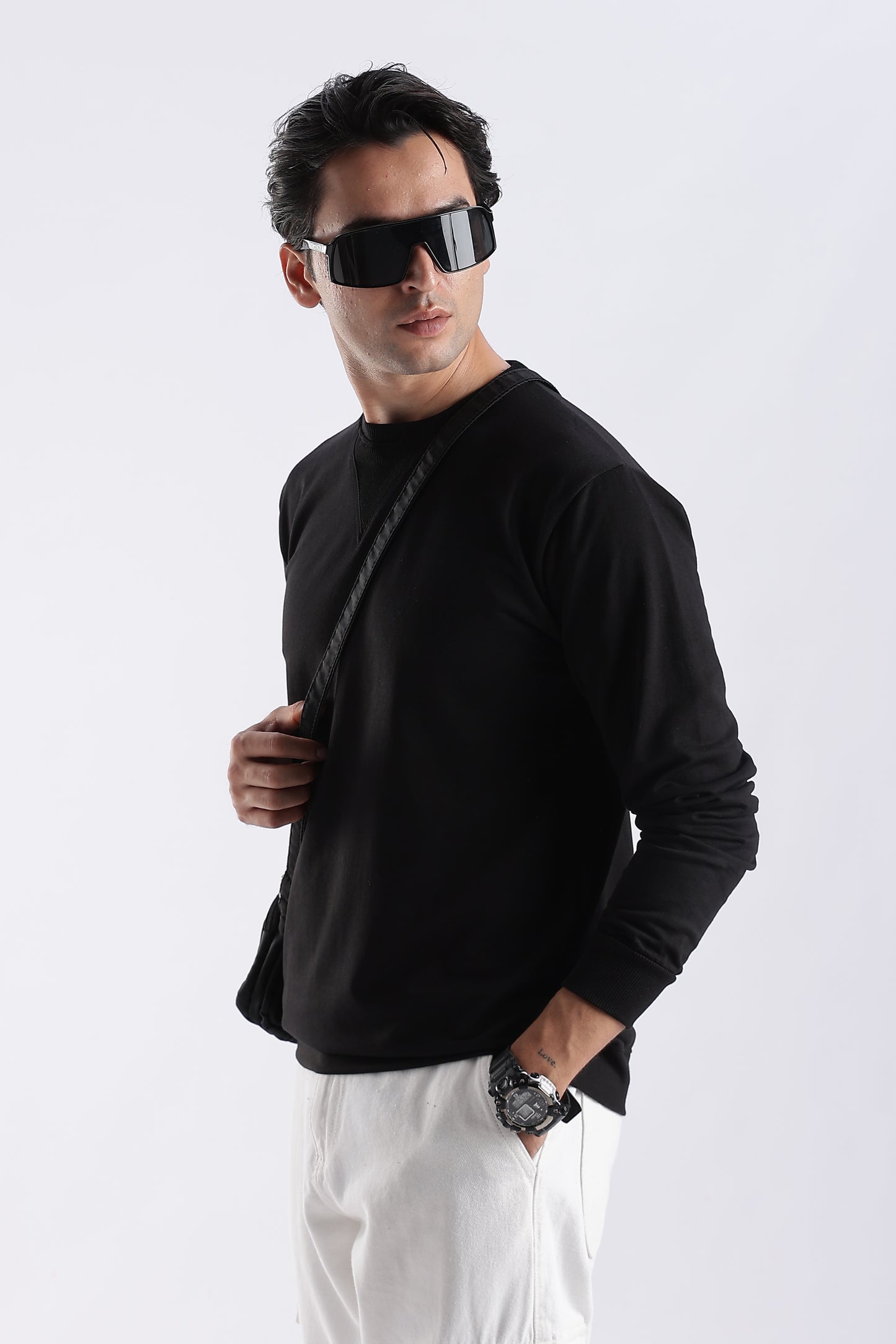 Noir Core Crewneck Sweatshirt
