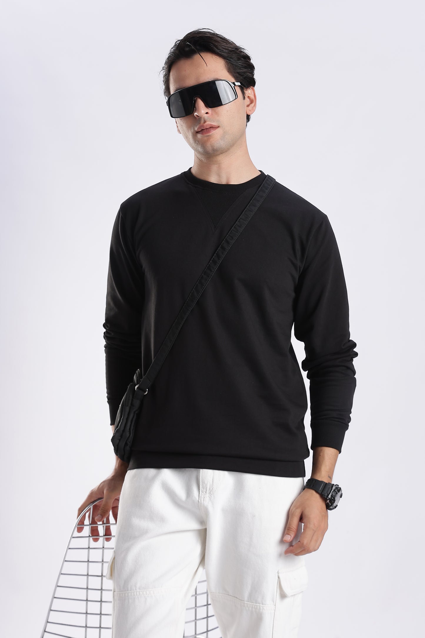 Noir Core Crewneck Sweatshirt