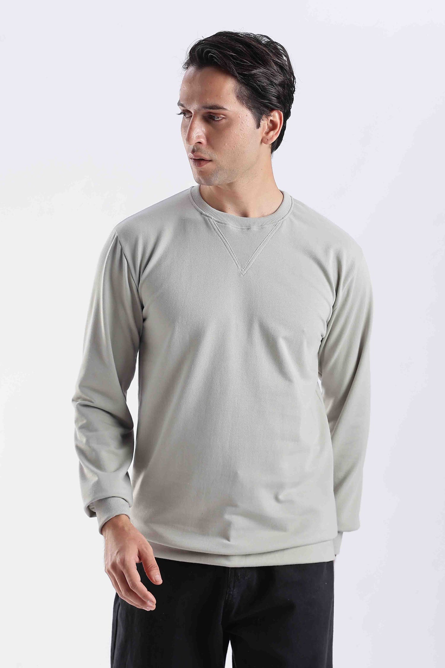 Frost Grey Crewneck Sweatshirt