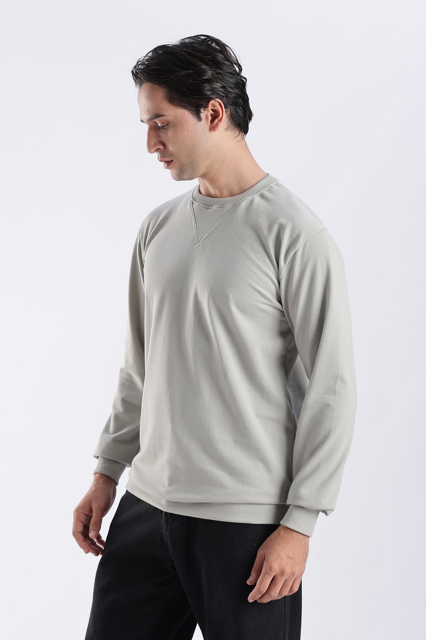 Frost Grey Crewneck Sweatshirt