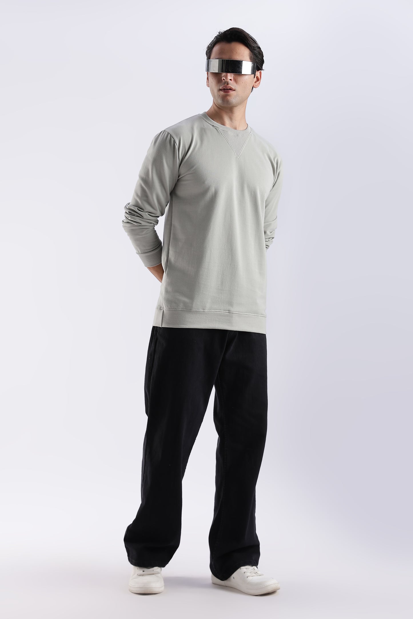 Frost Grey Crewneck Sweatshirt