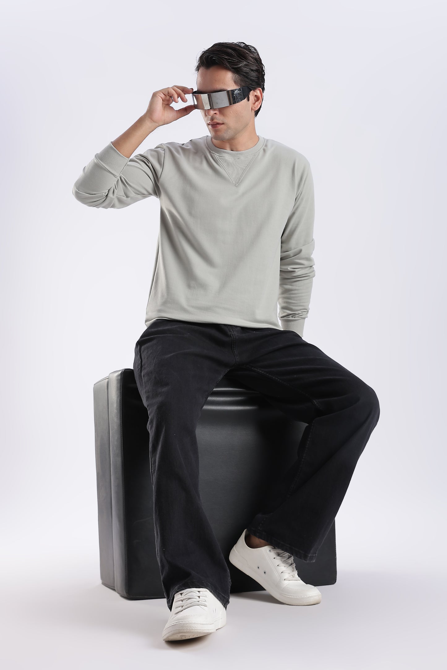 Frost Grey Crewneck Sweatshirt