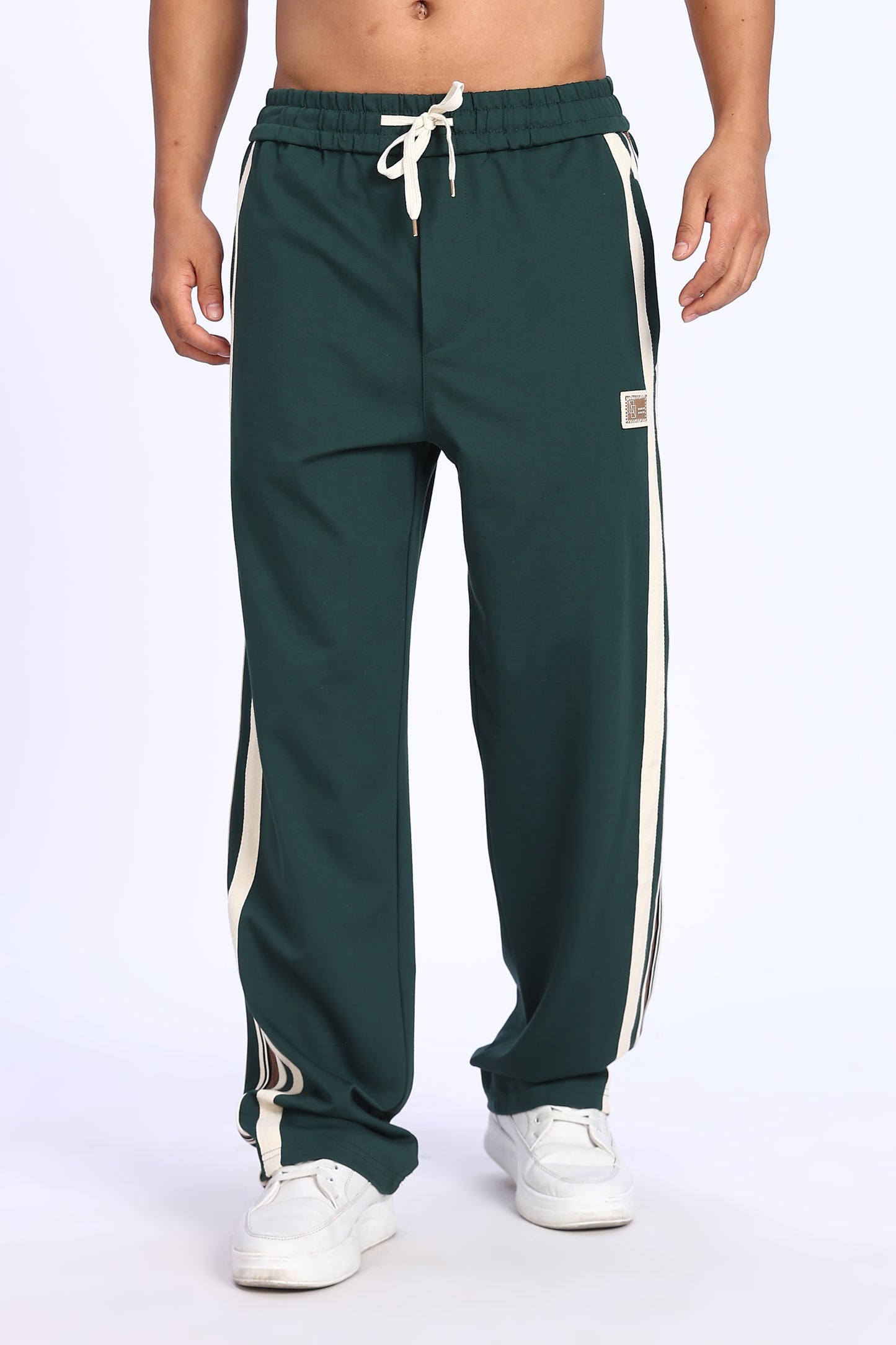 Forest Racer Stripe Track Pants
