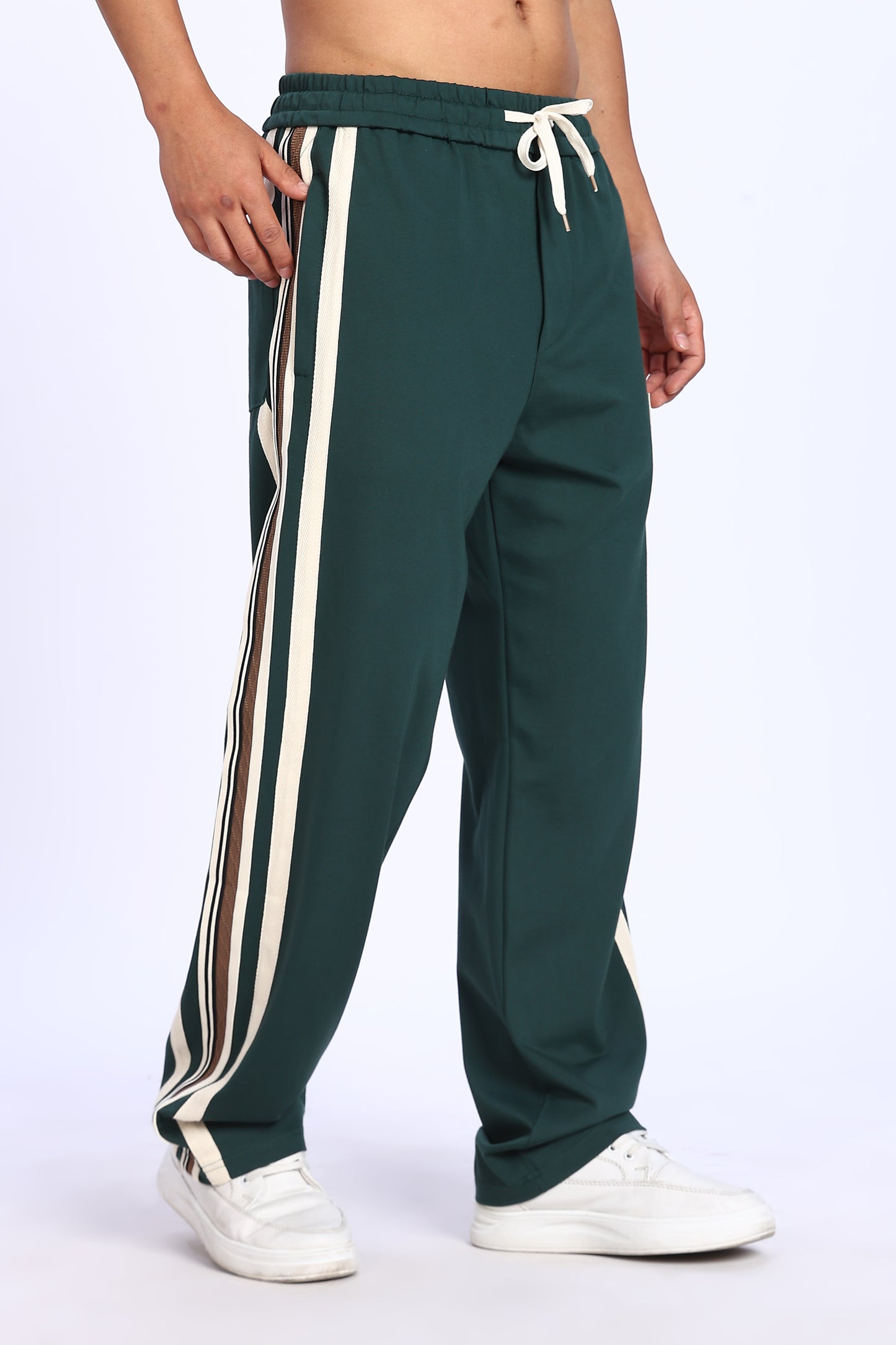 Forest Racer Stripe Track Pants
