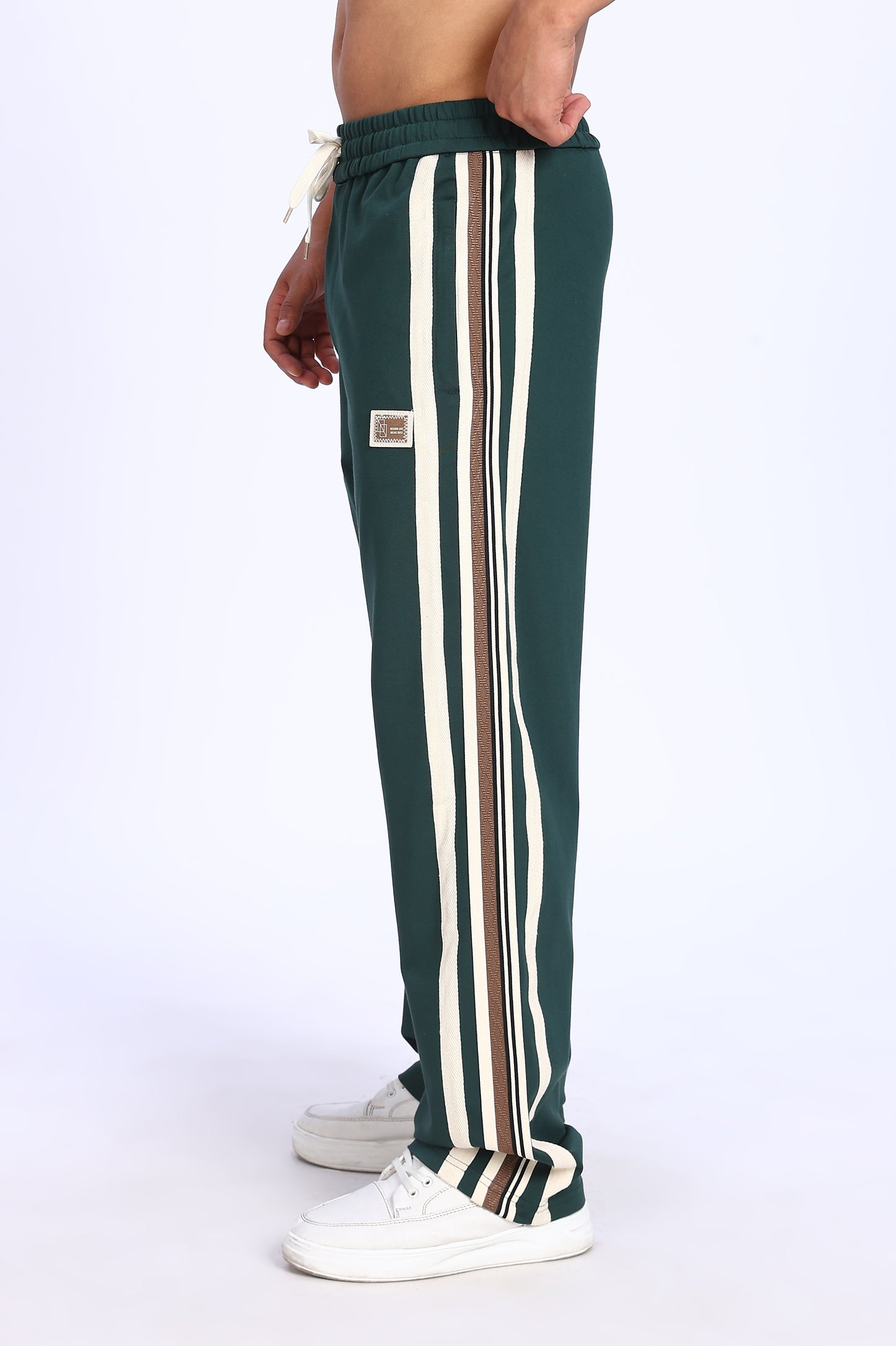 Forest Racer Stripe Track Pants