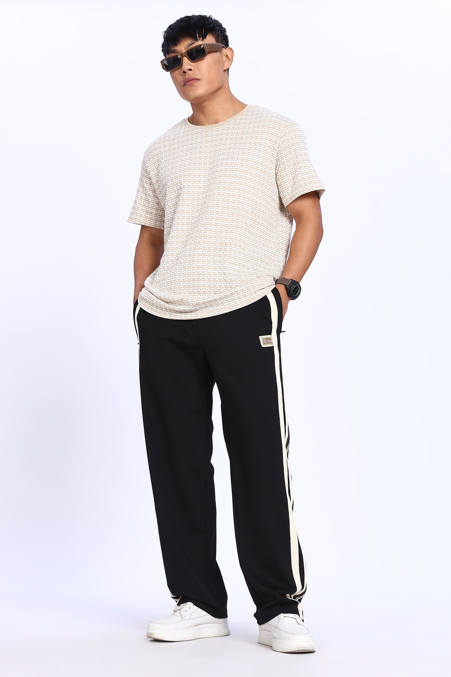 Retro Racer Stripe Track Pants