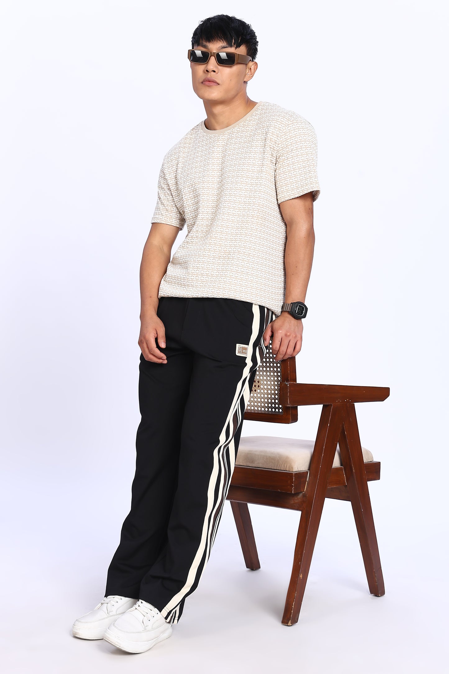 Retro Racer Stripe Track Pants