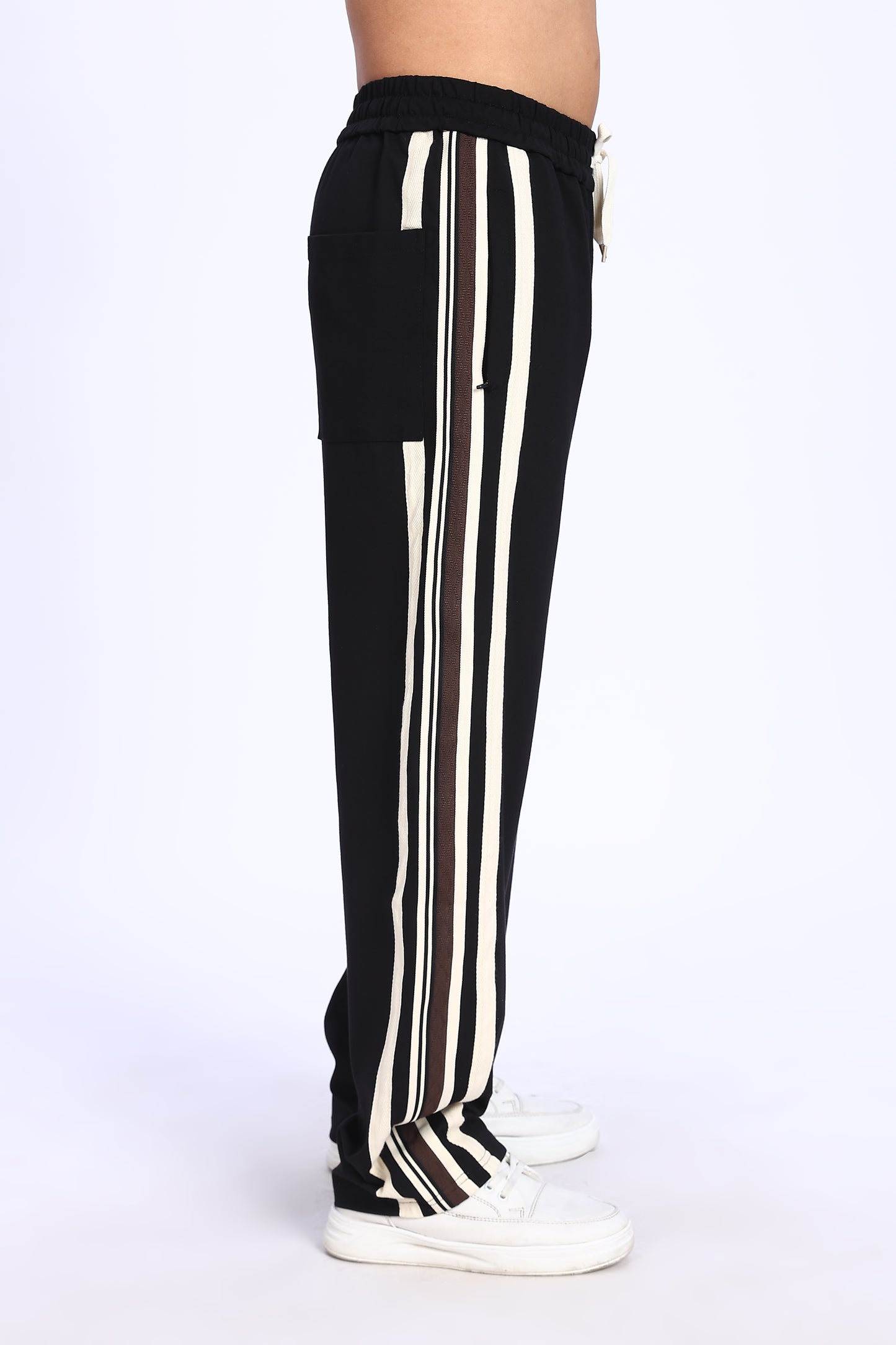 Retro Racer Stripe Track Pants