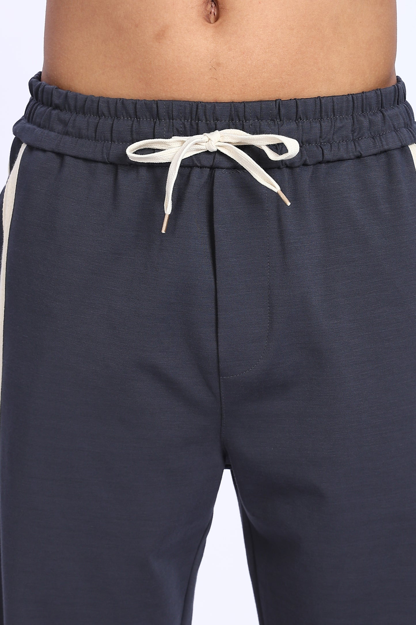 Navy Core Stripe Track Pants