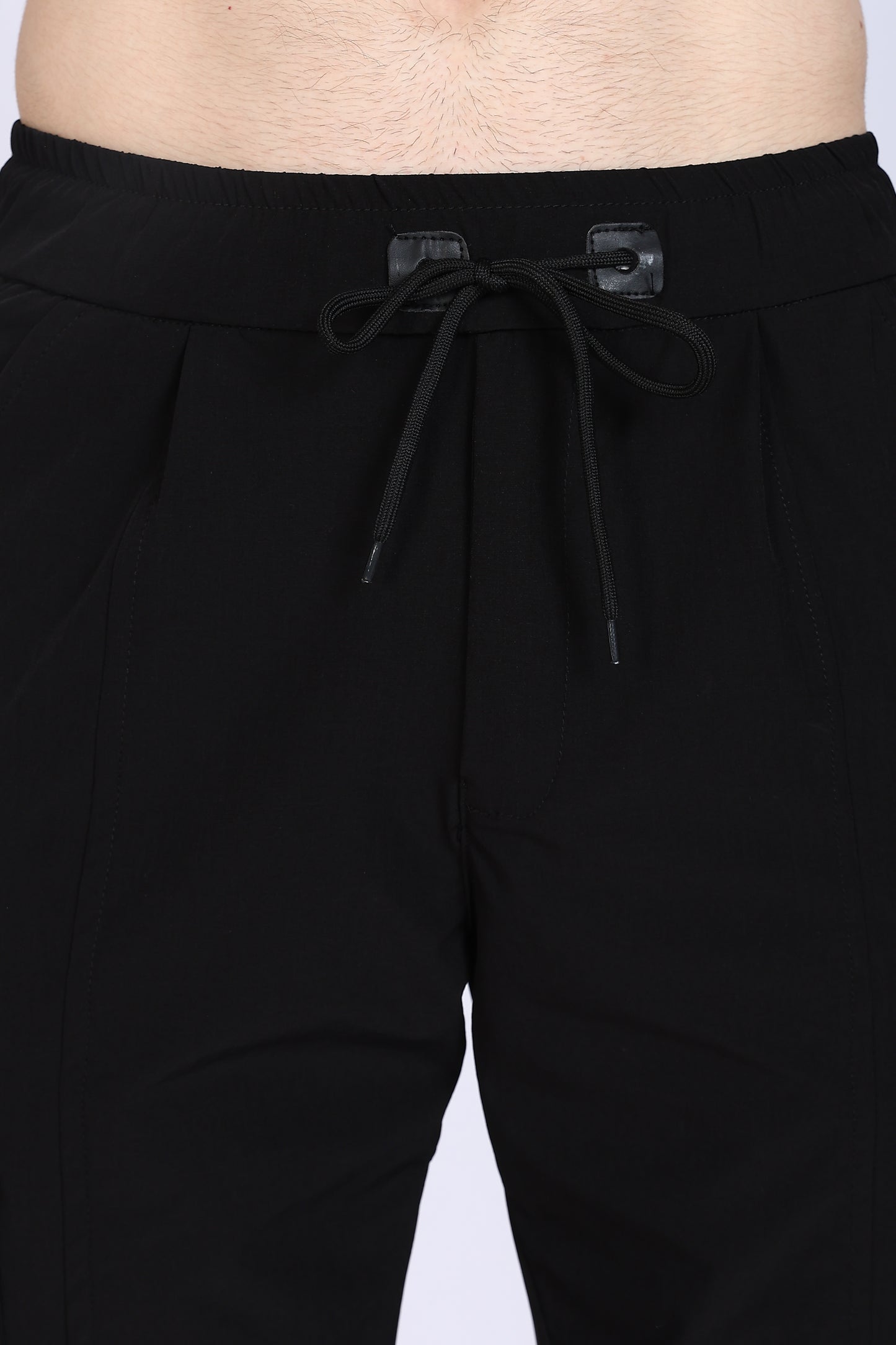 Regular Fit Men's Cargo Black Trousers
