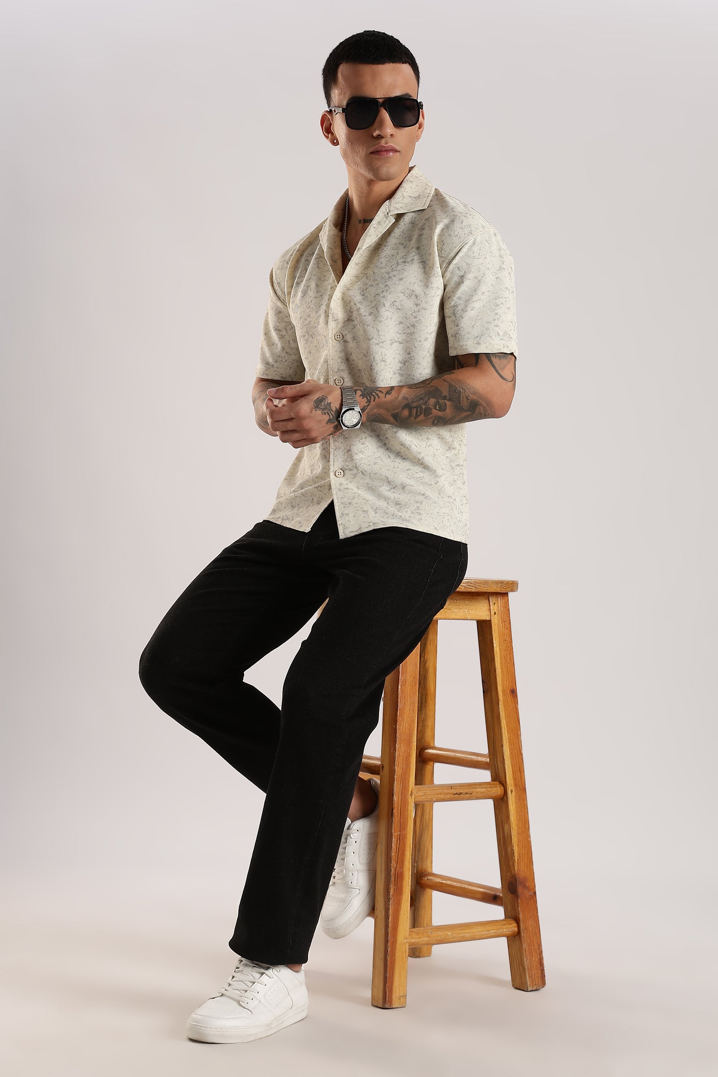 Beach Glow Textured Shirt