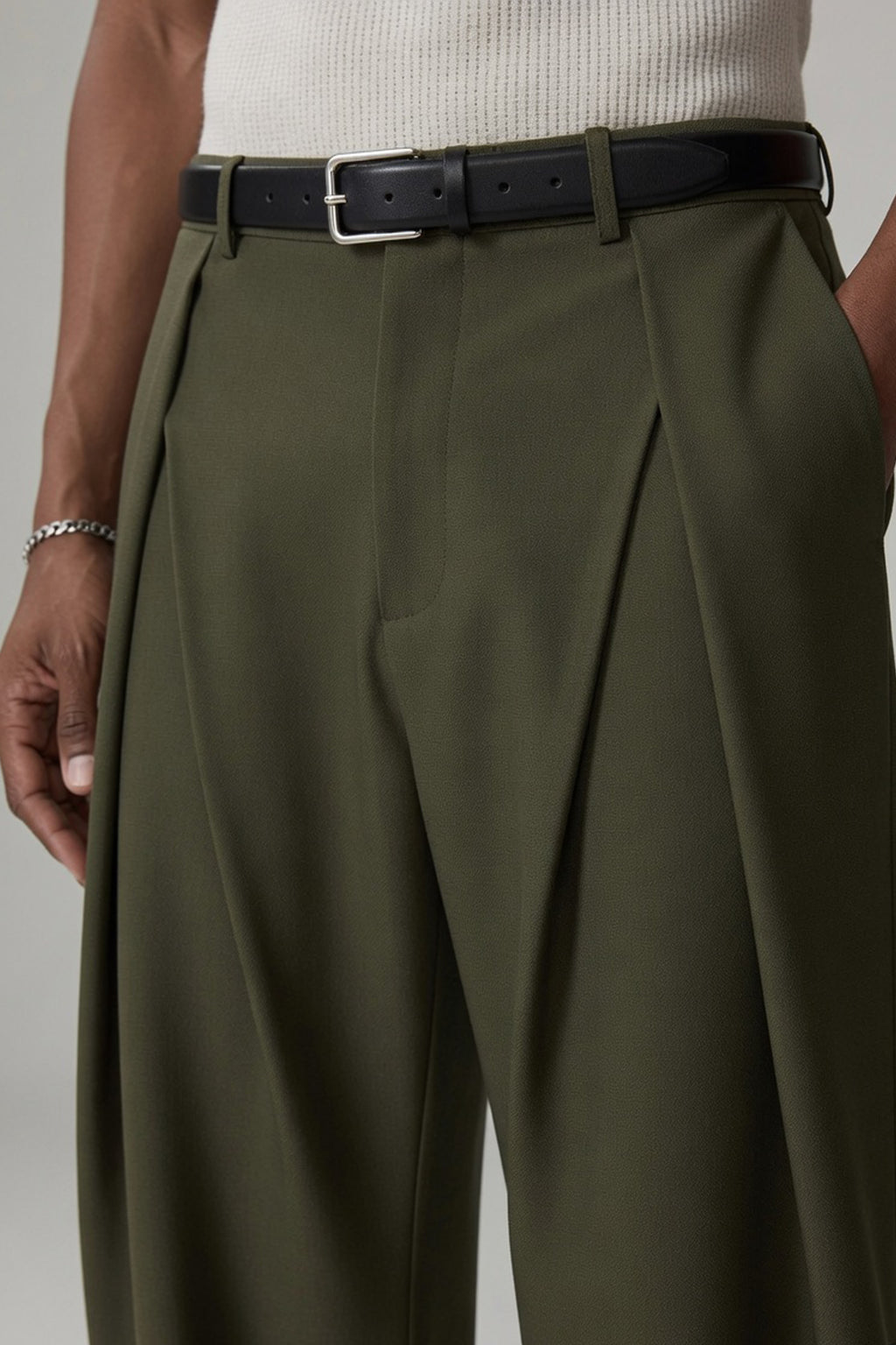 The Drape Pleated Trousers