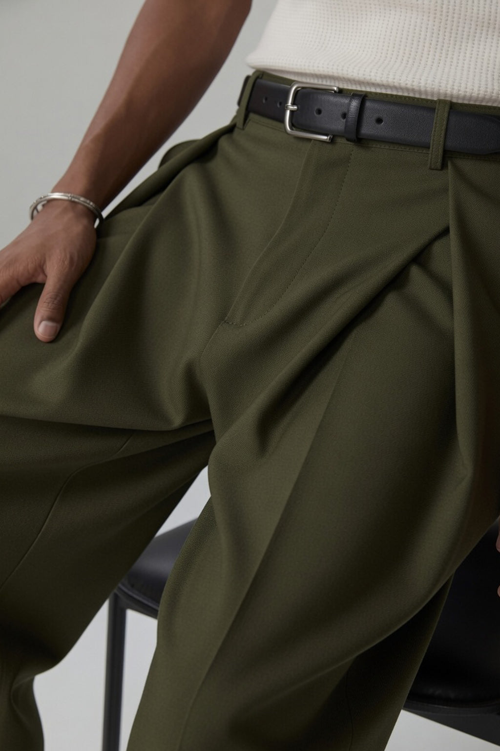 The Drape Pleated Trousers