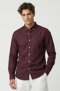 Premium Wine Button-Down