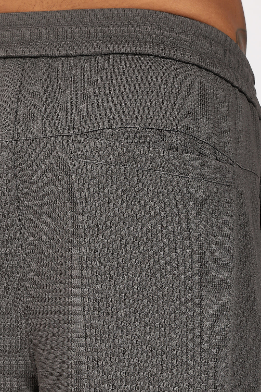 Grey Textured Utility Cargo Trouser