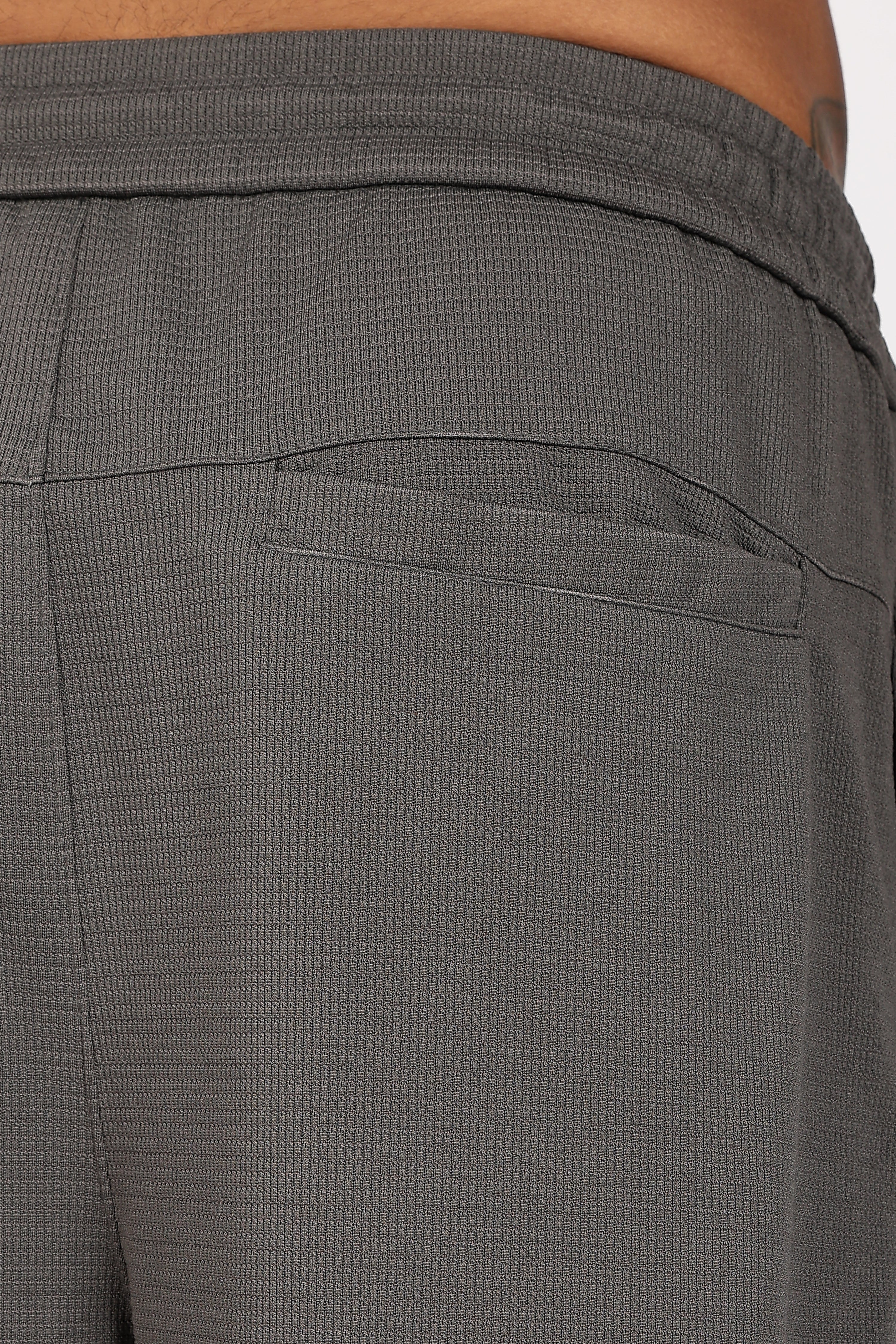 Grey Textured Utility Cargo Trouser