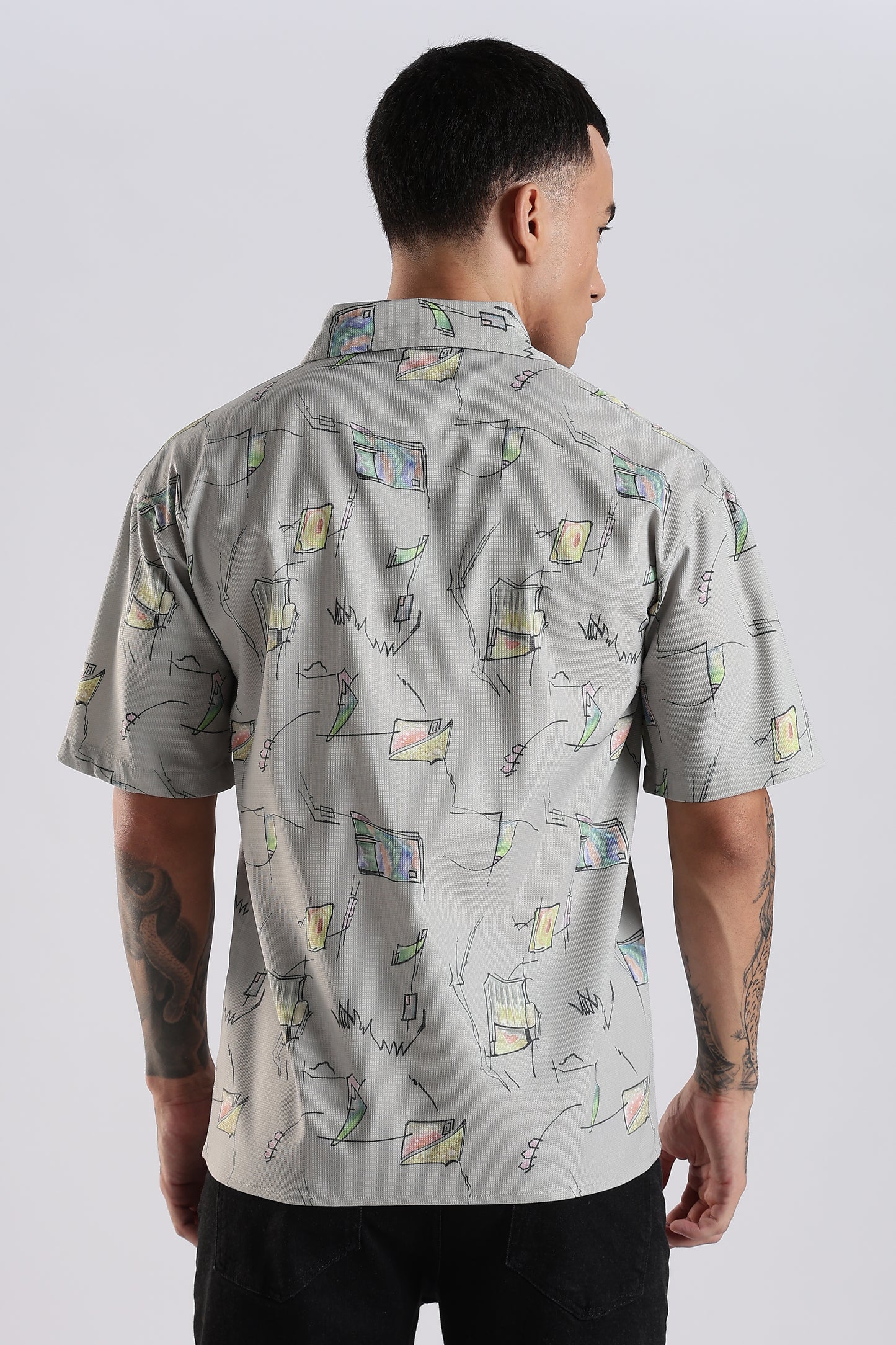 Grey Lagoon Casual Shirt