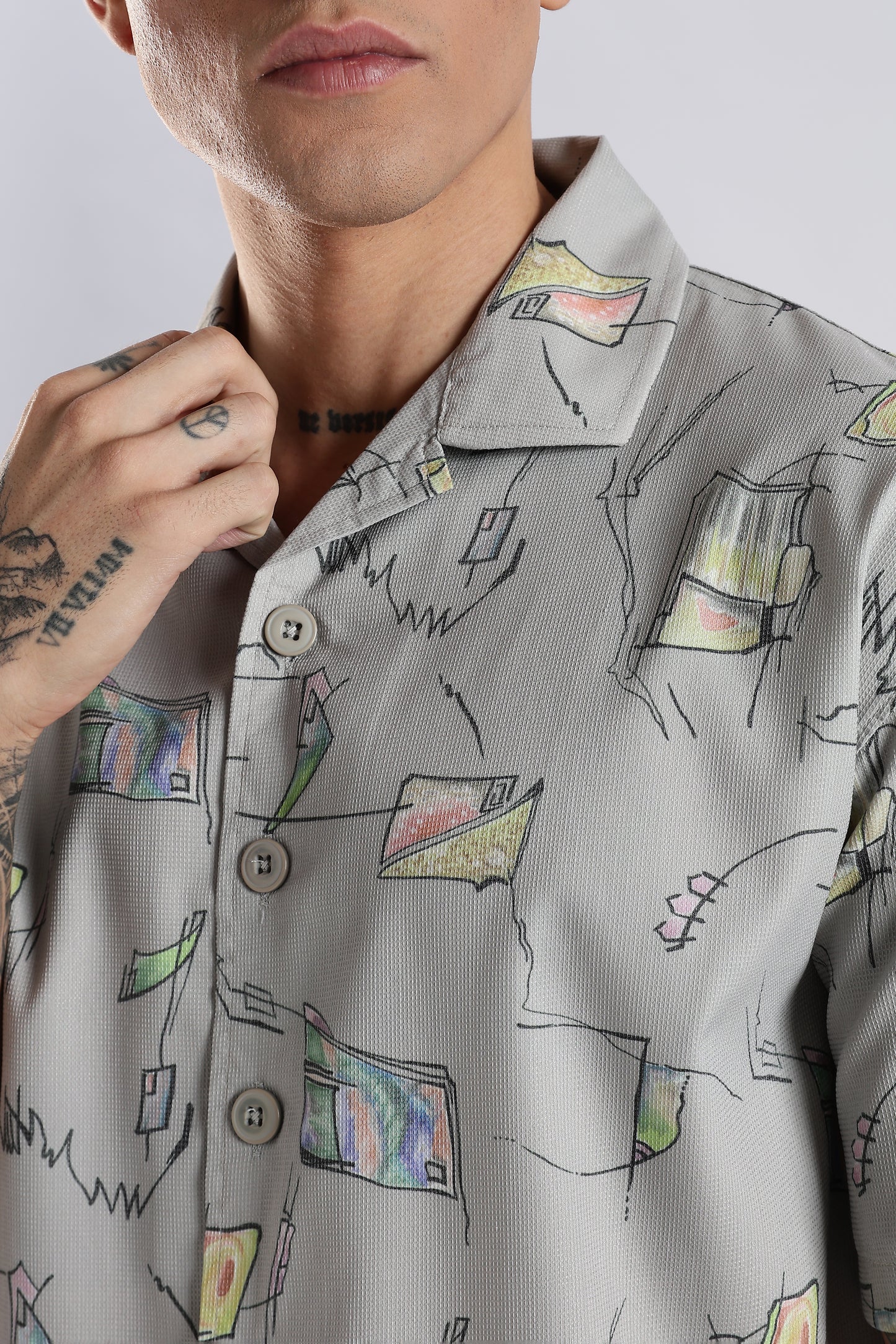 Grey Lagoon Casual Shirt
