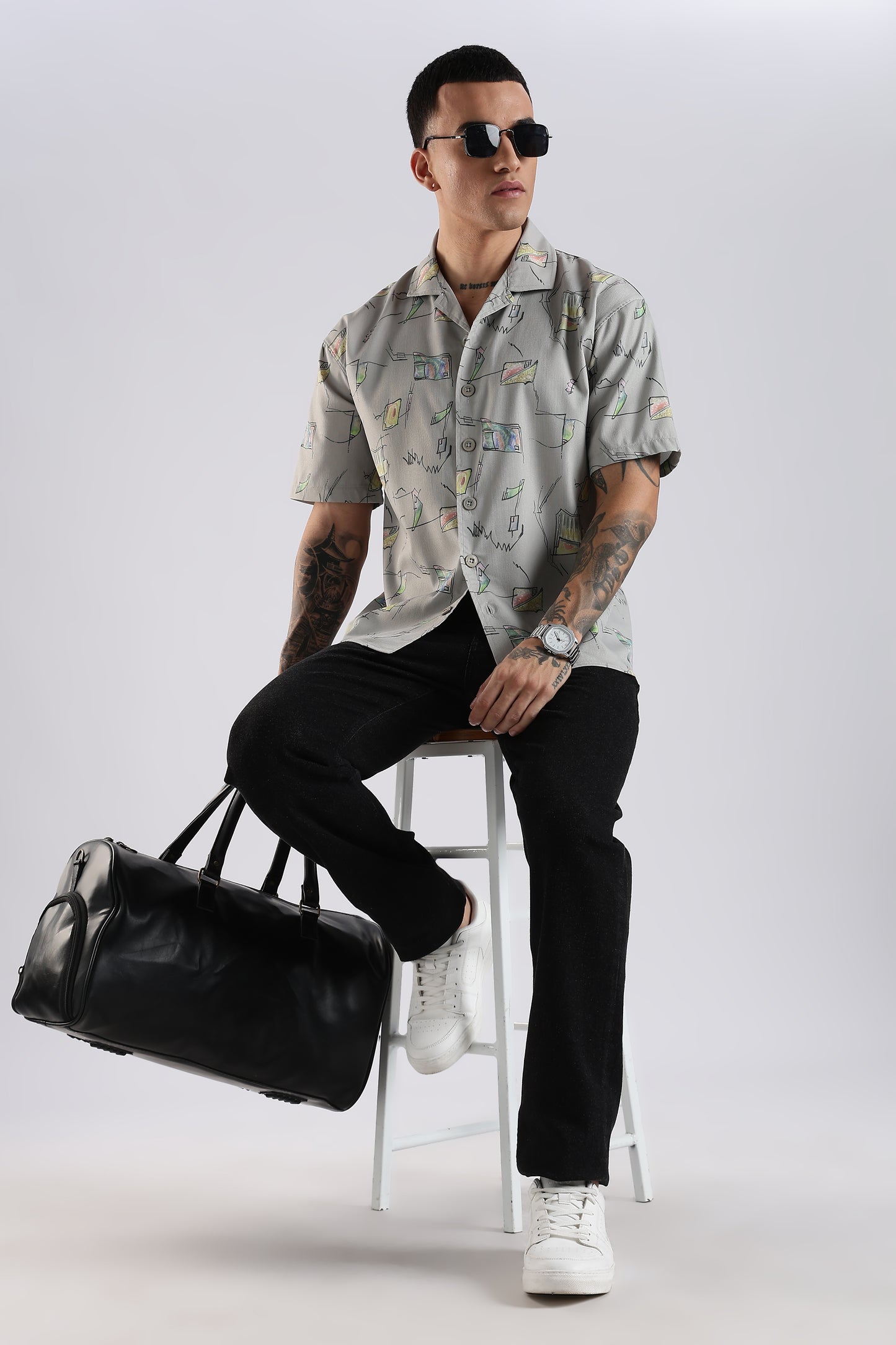 Grey Lagoon Casual Shirt