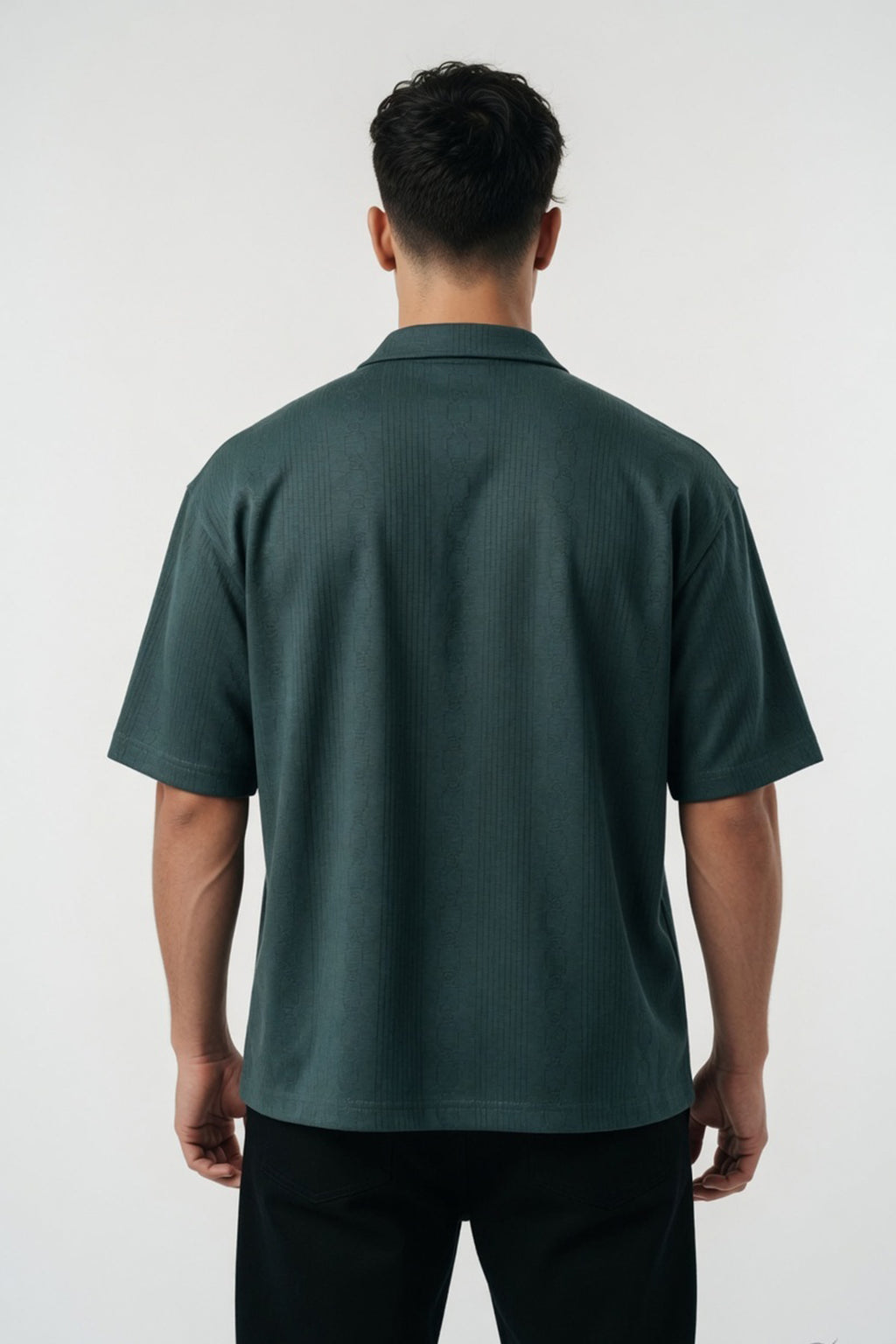 Pine Ribbed Cuban Shirt