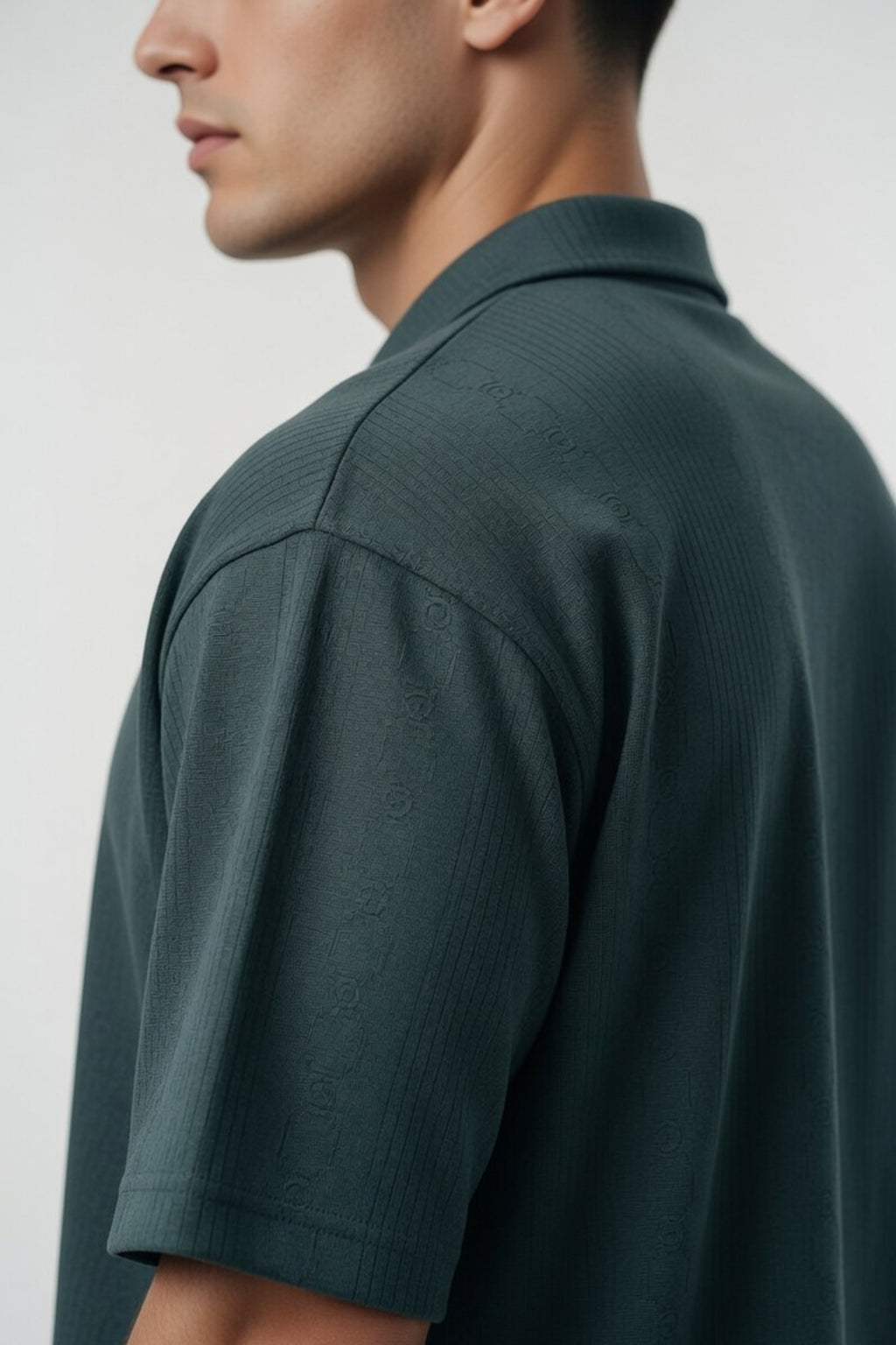 Pine Ribbed Cuban Shirt