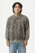MEN’S LIGHT GREY ACID WASH OVERSIZED STREETWEAR TEE