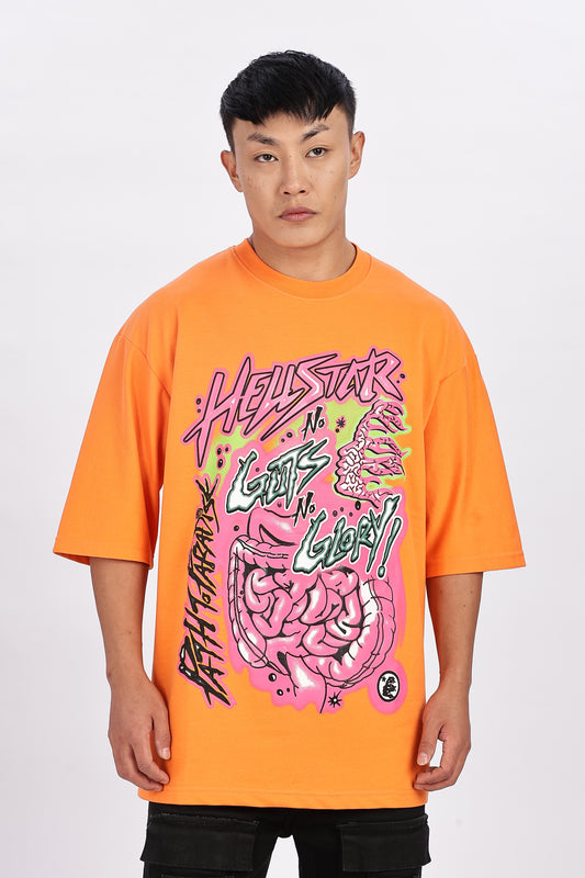 Orange Graphic Tee