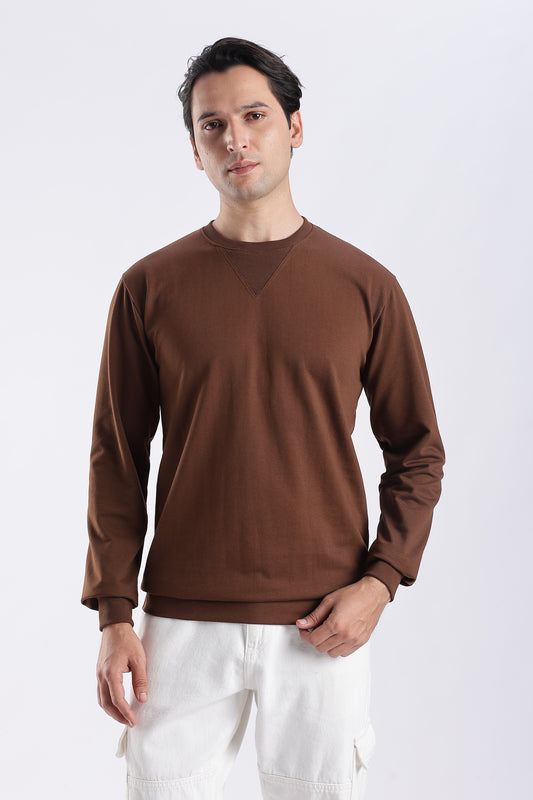 Mocha Core Crewneck Sweatshirt