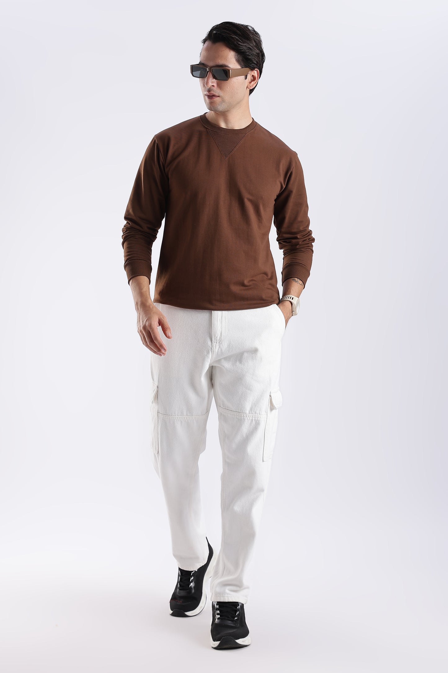 Mocha Core Crewneck Sweatshirt