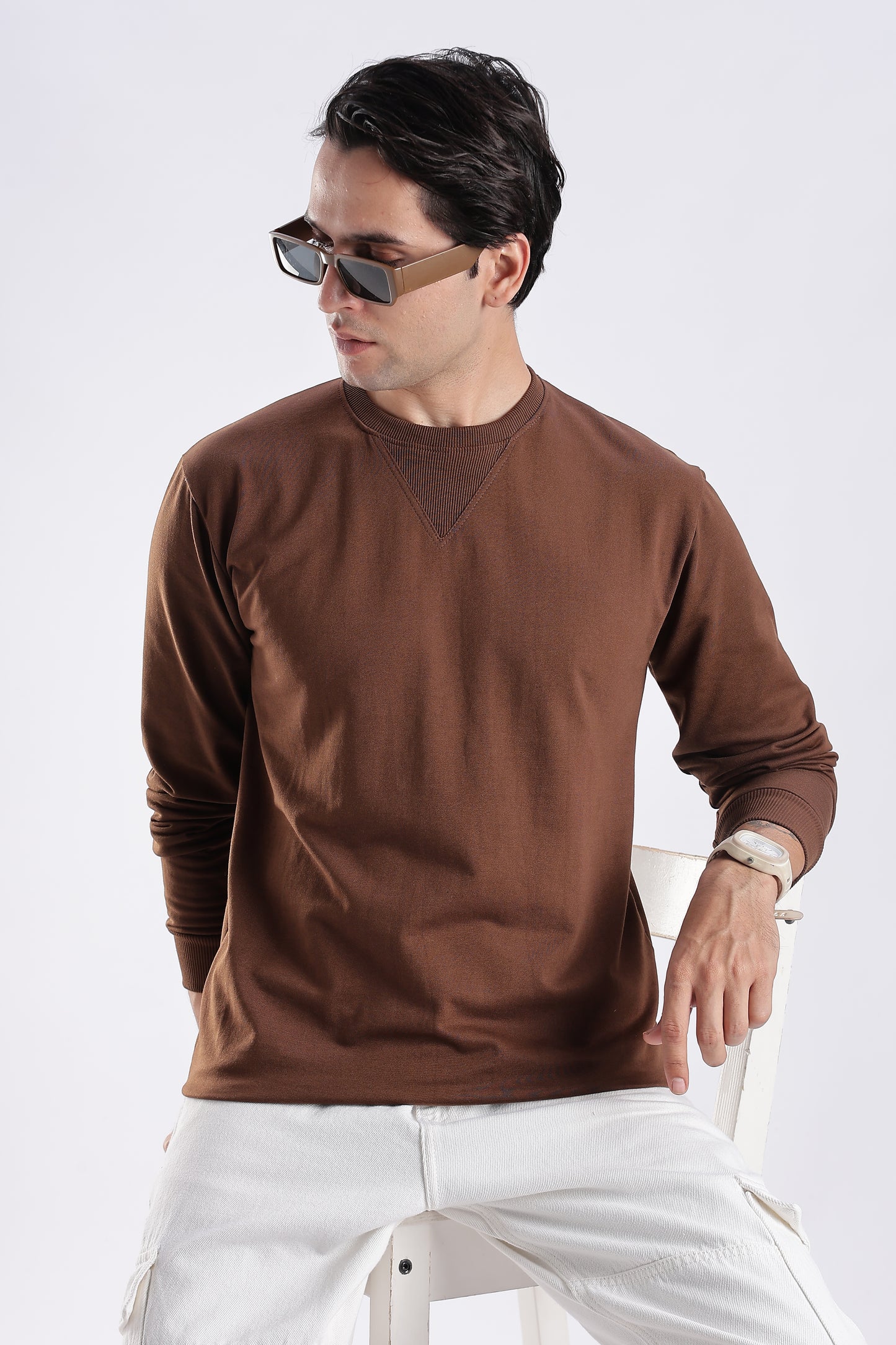 Mocha Core Crewneck Sweatshirt