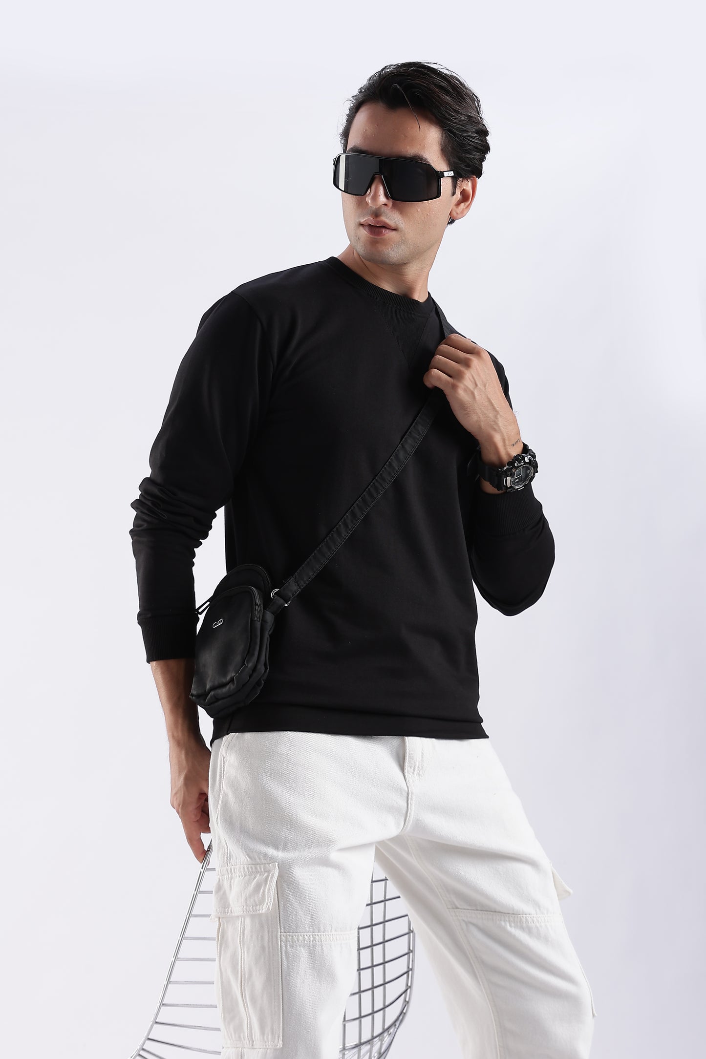 Noir Core Crewneck Sweatshirt