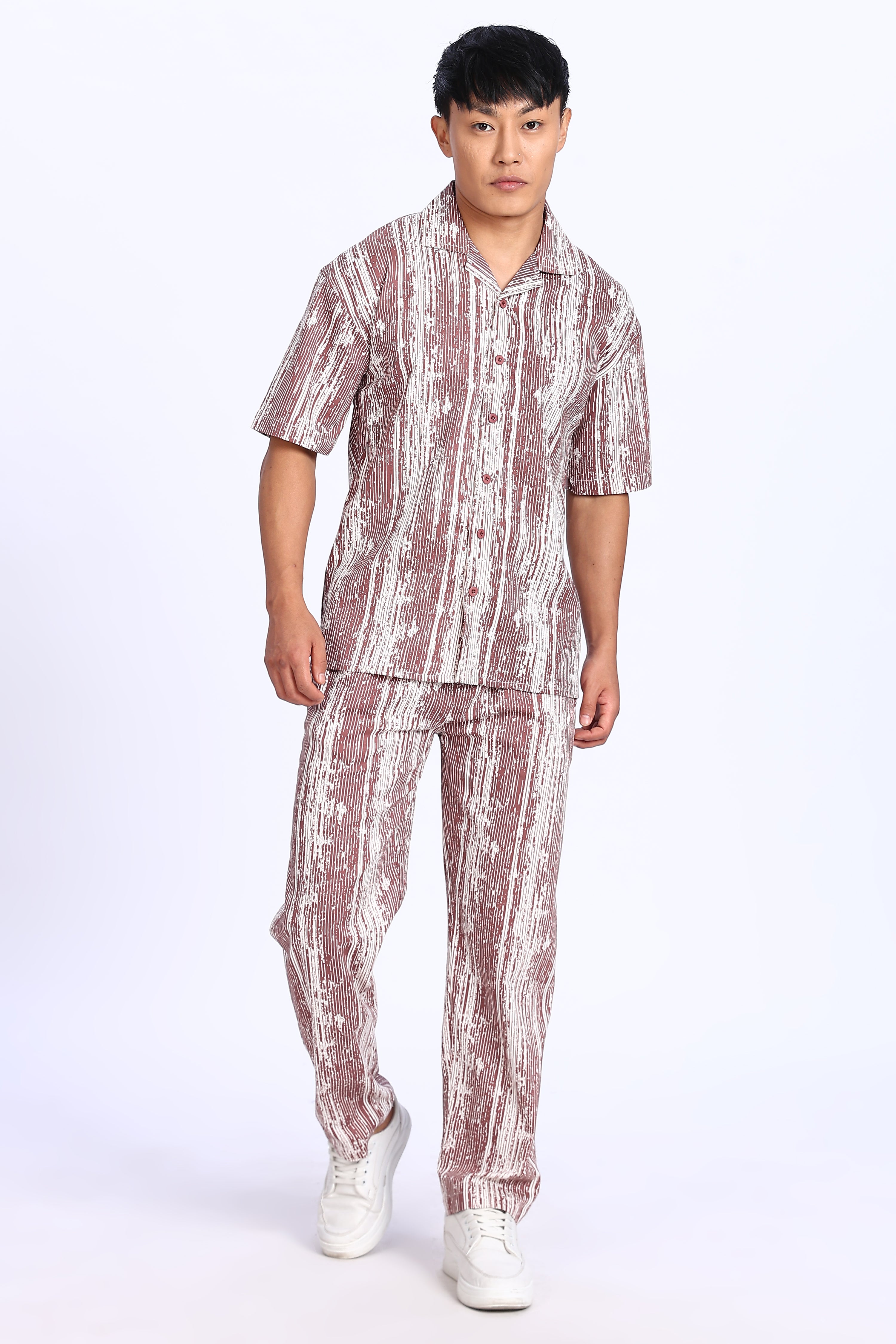 Urban Pulse Maroon Co-ord Set