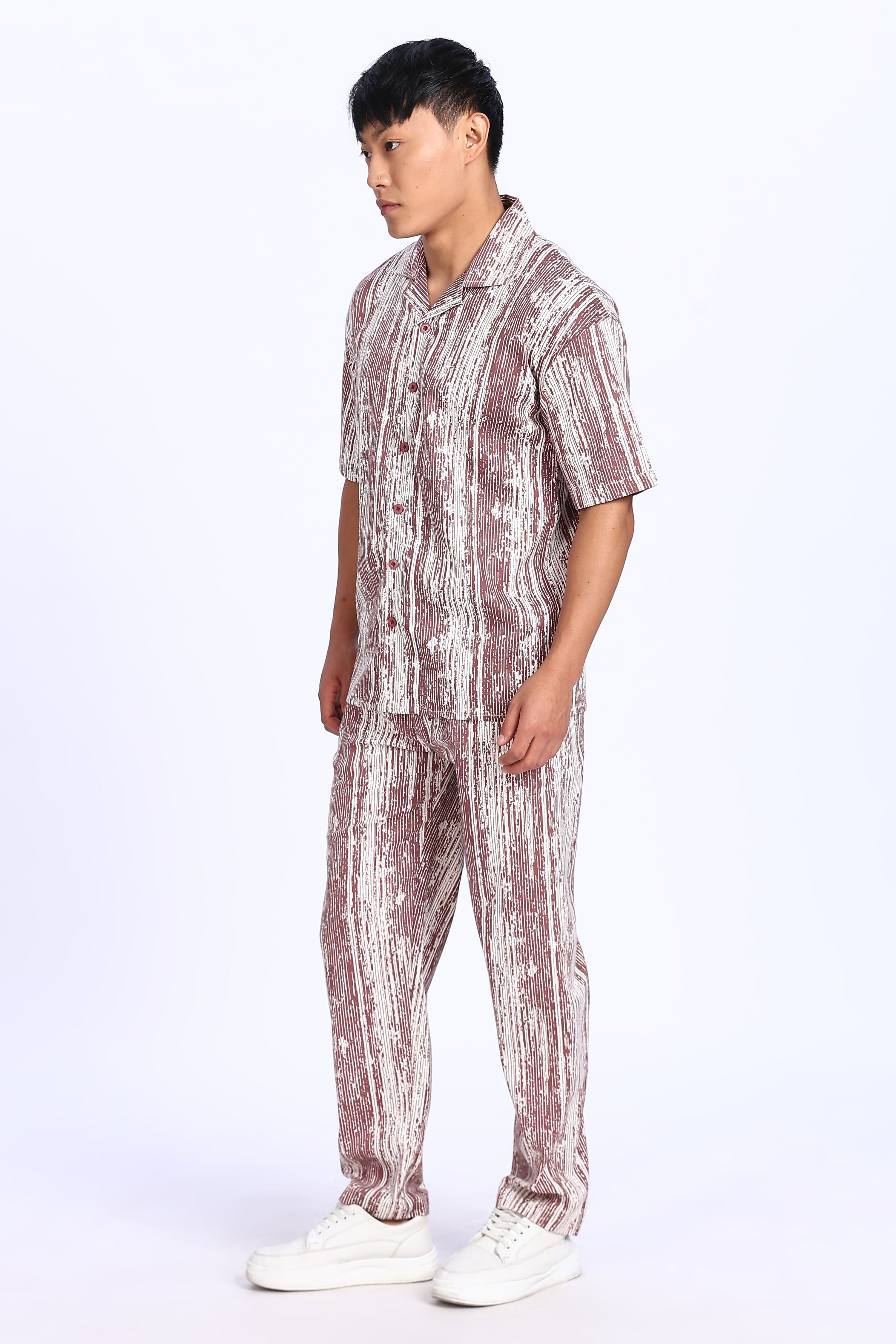 Urban Pulse Maroon Co-ord Set