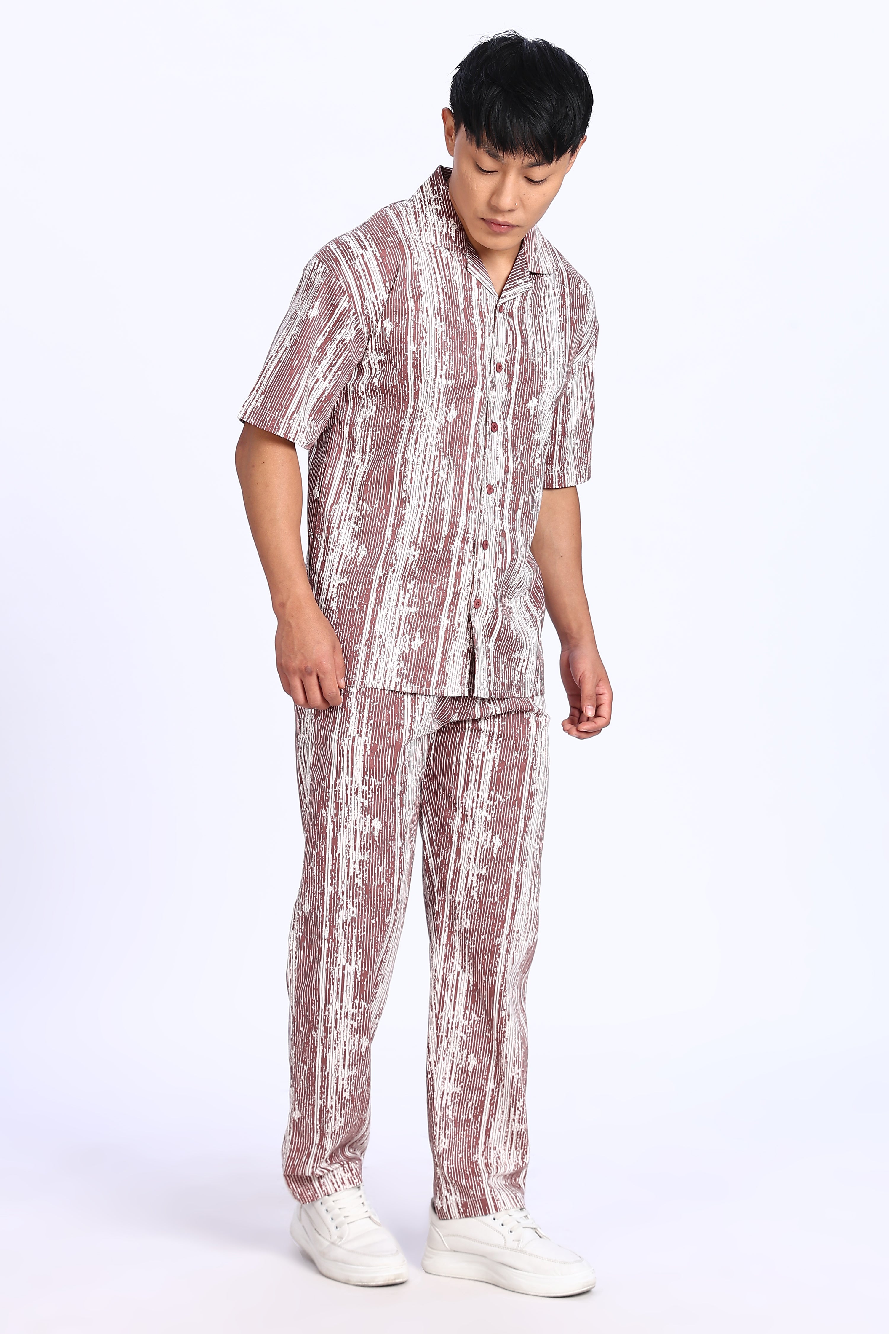 Urban Pulse Maroon Co-ord Set