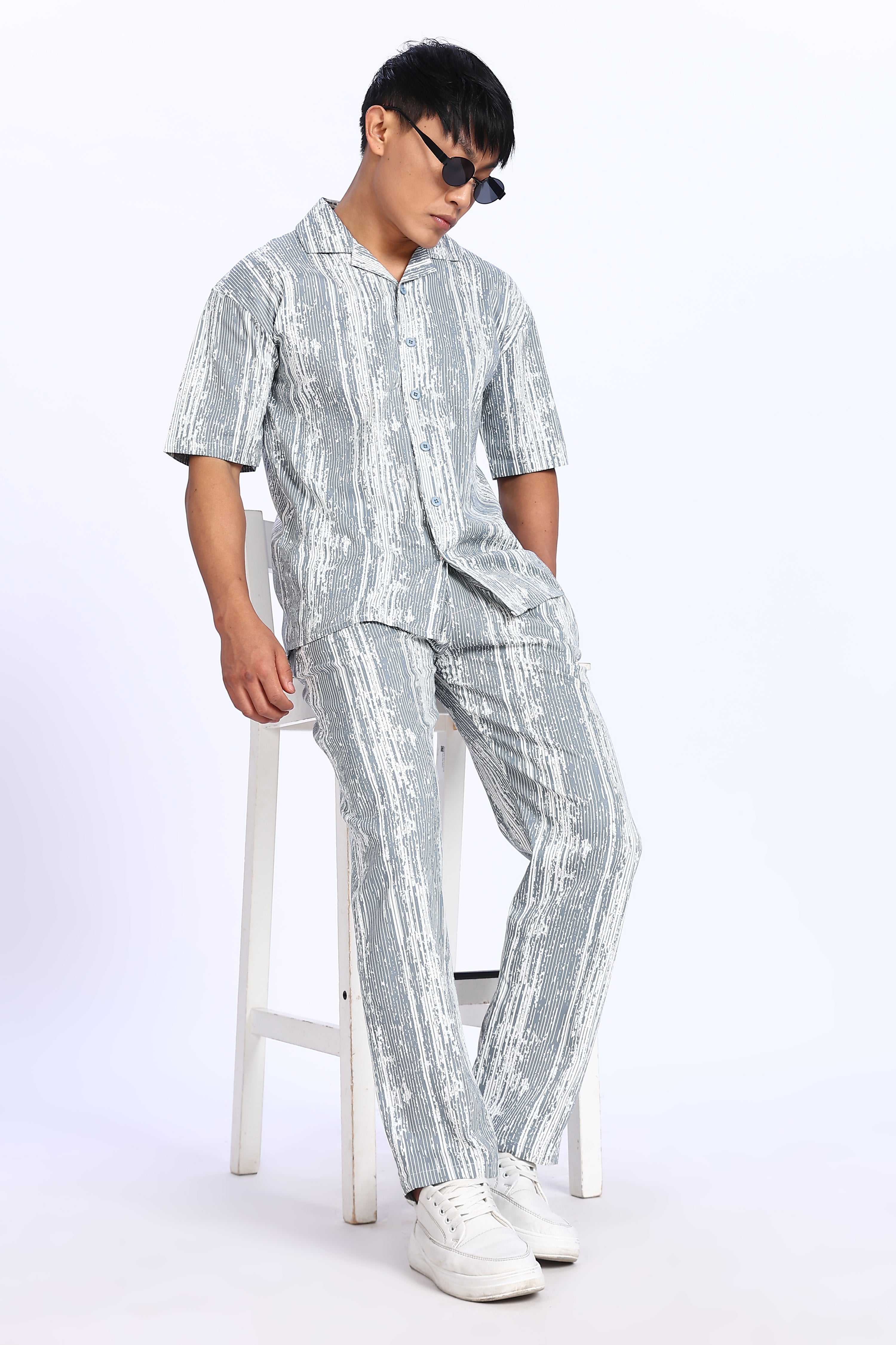 Grey Drift Co-ord Set