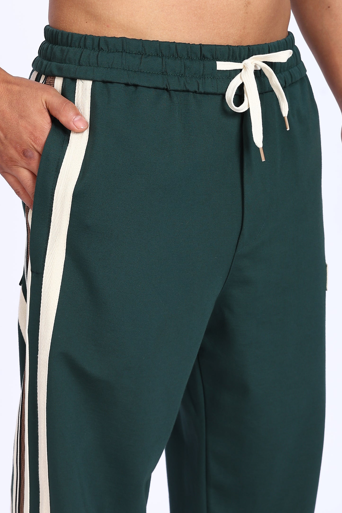 Forest Racer Stripe Track Pants
