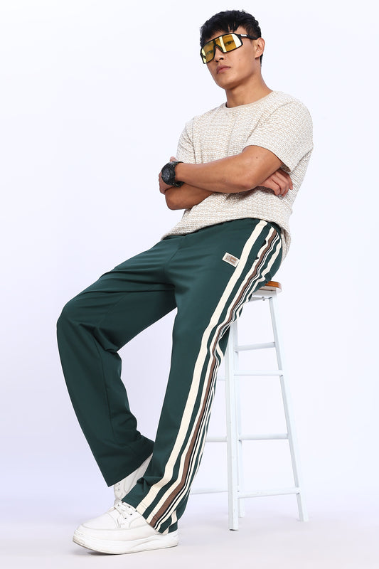 Forest Racer Stripe Track Pants