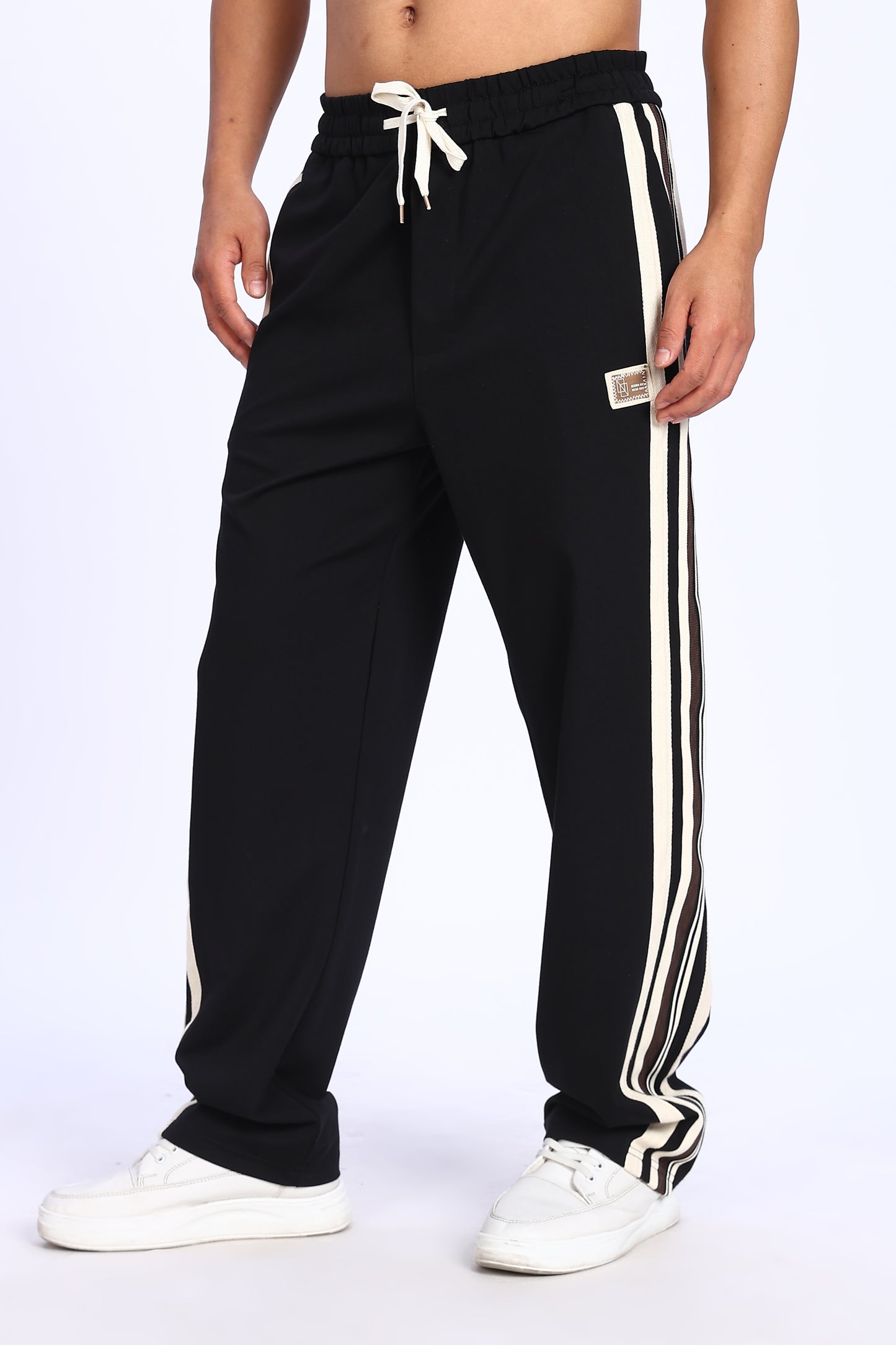 Retro Racer Stripe Track Pants
