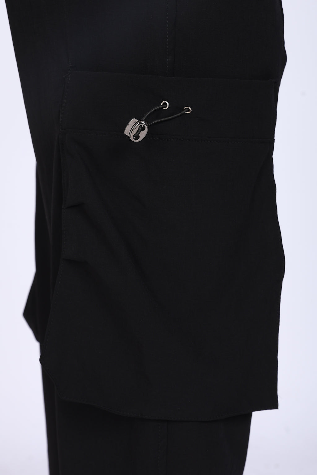 Regular Fit Men's Cargo Black Trousers