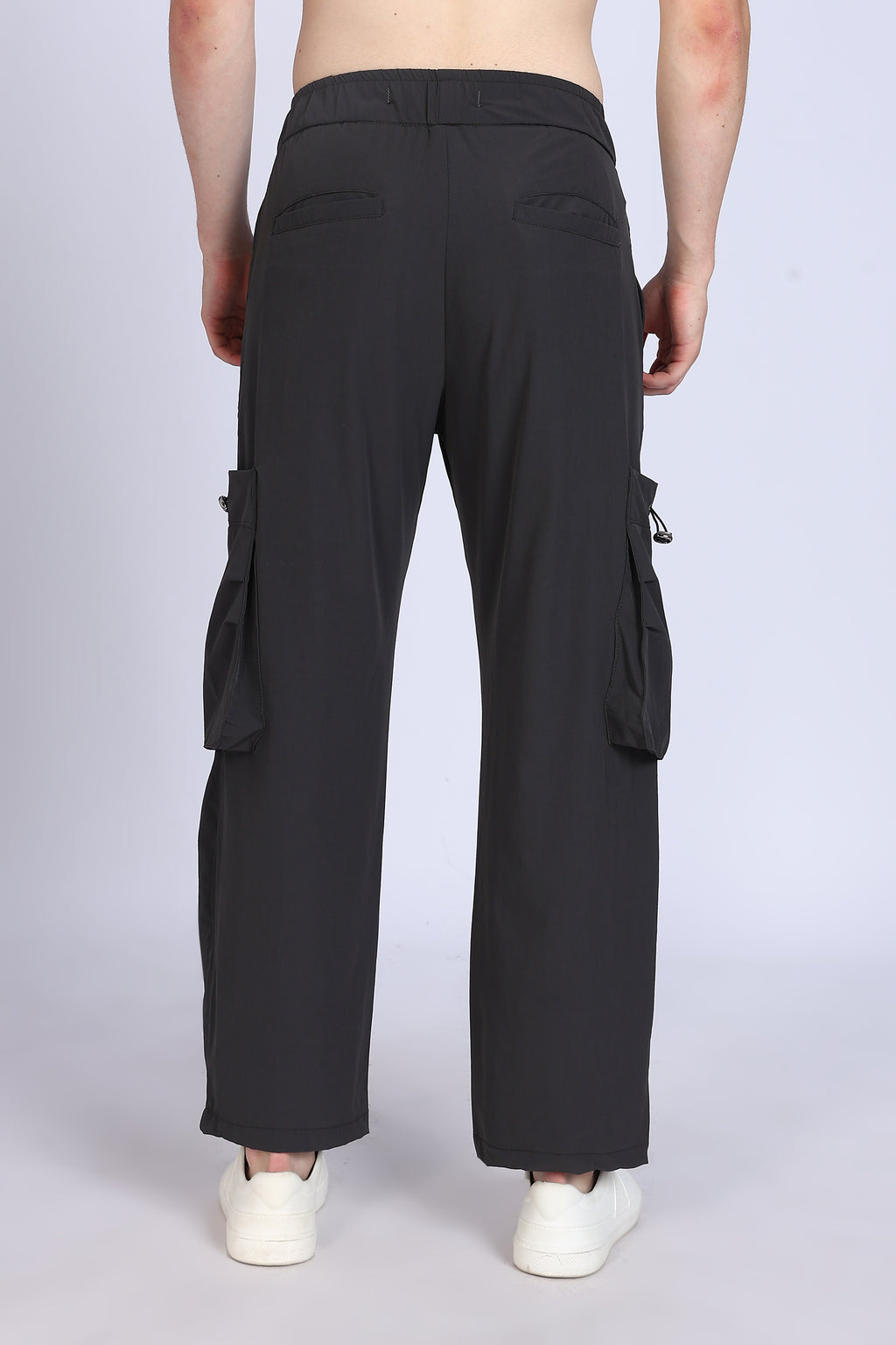 Regular Men's Cargo Dark Grey Trousers