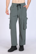 Regular Fit Men's Cargo  Grey Trousers