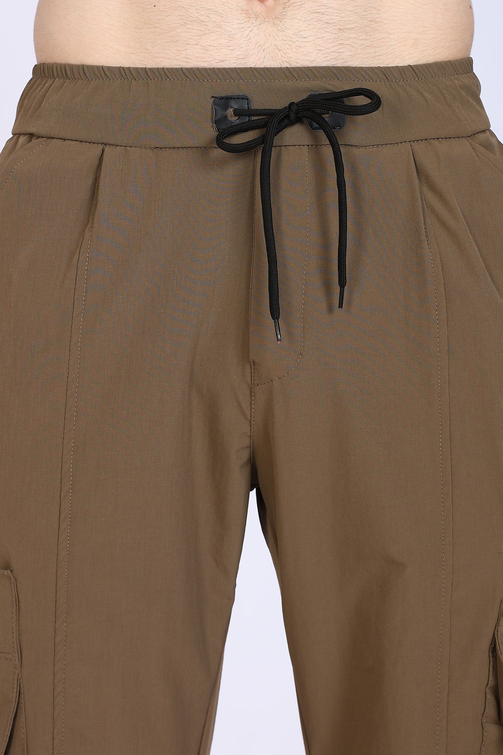 Regular fit Men's Cargo Brown Trousers
