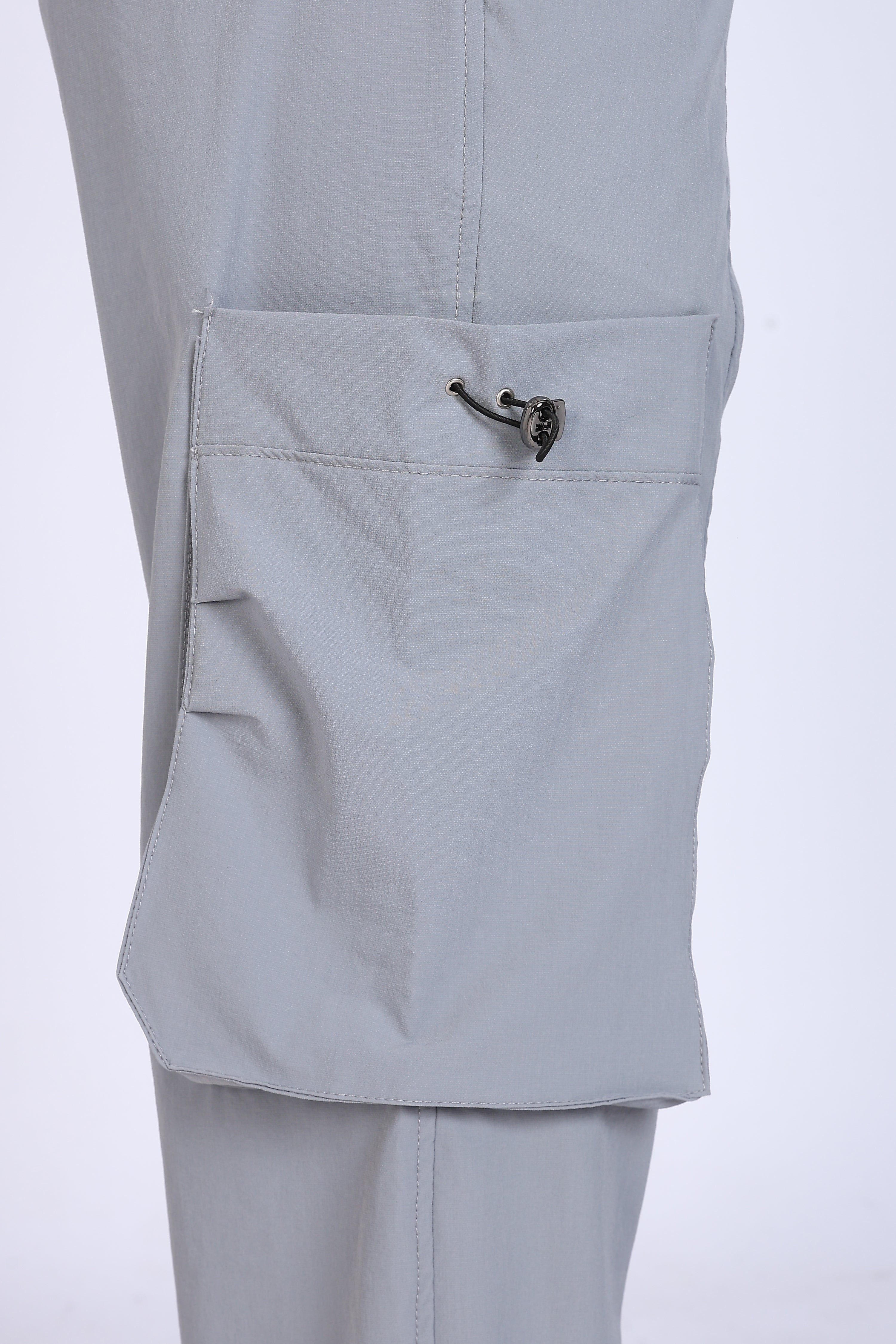 Regular Fit Men's Cargo Grey Trousers