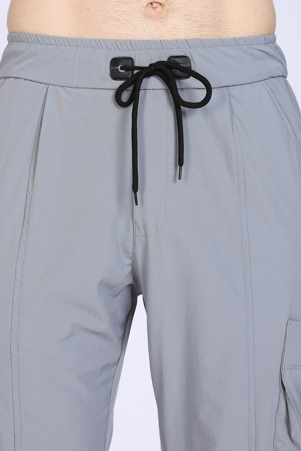 Regular Fit Men's Cargo Grey Trousers
